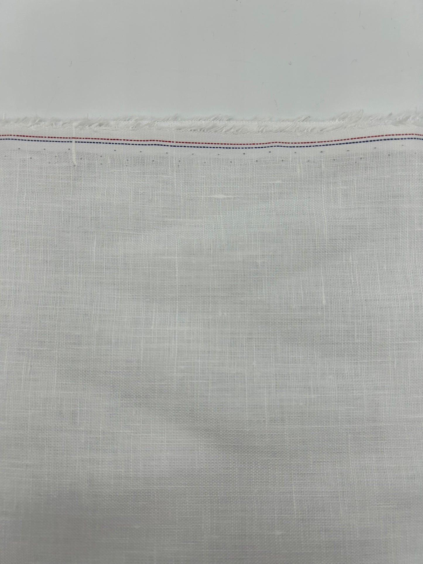 %100 Keten Kumaş – Beyaz