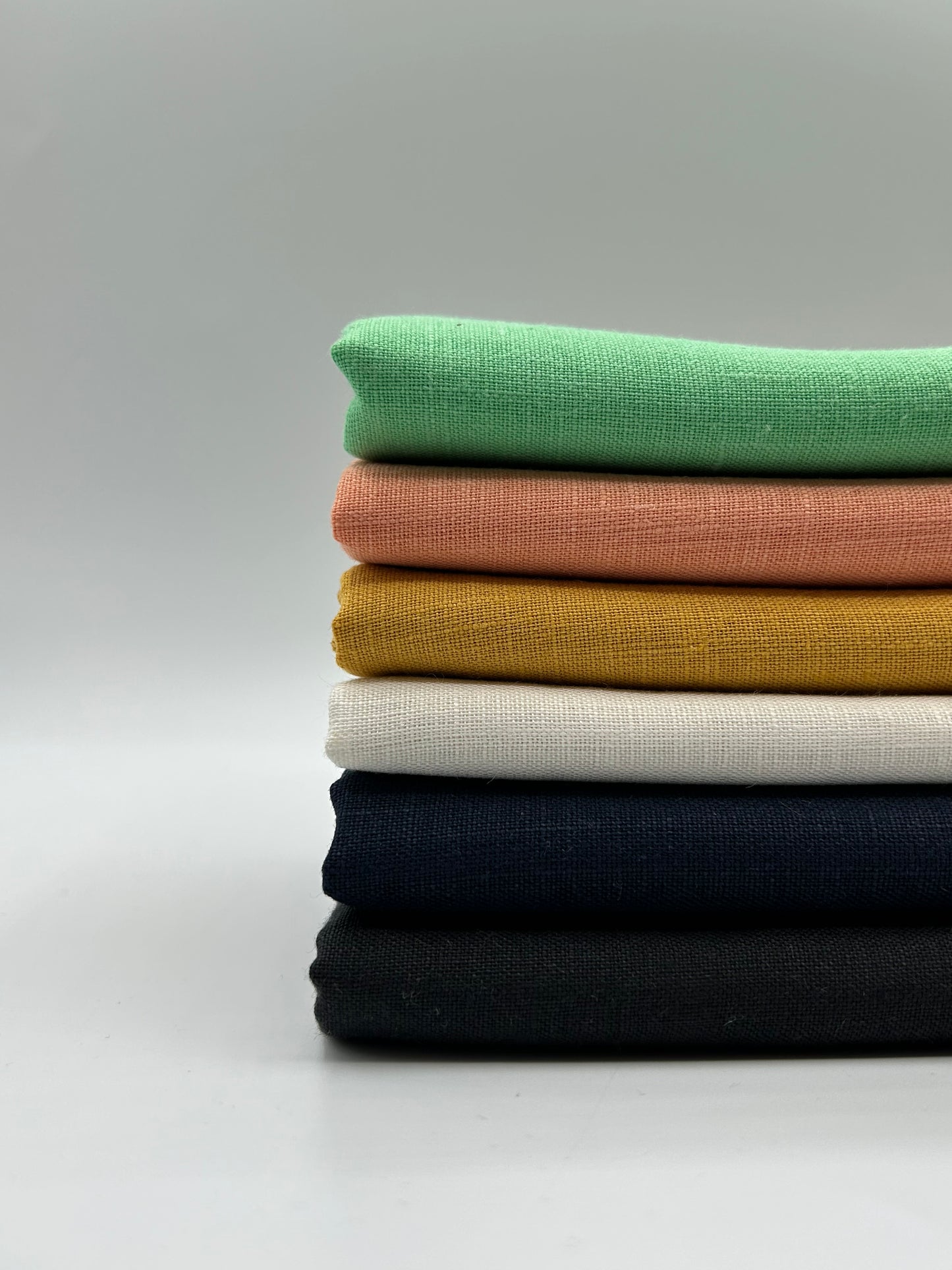 %100 Keten Kumaş – Yeşil