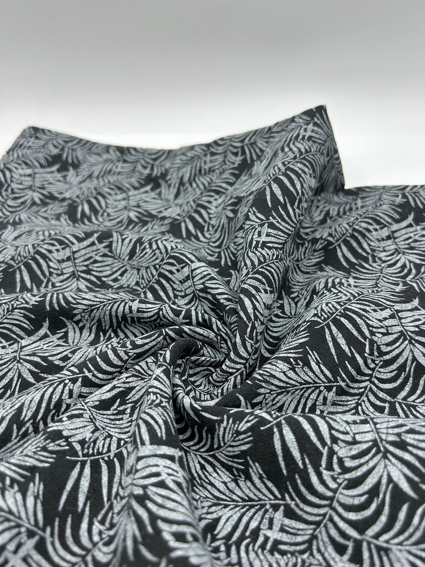 Pamuk Keten Kumaş- Desenli