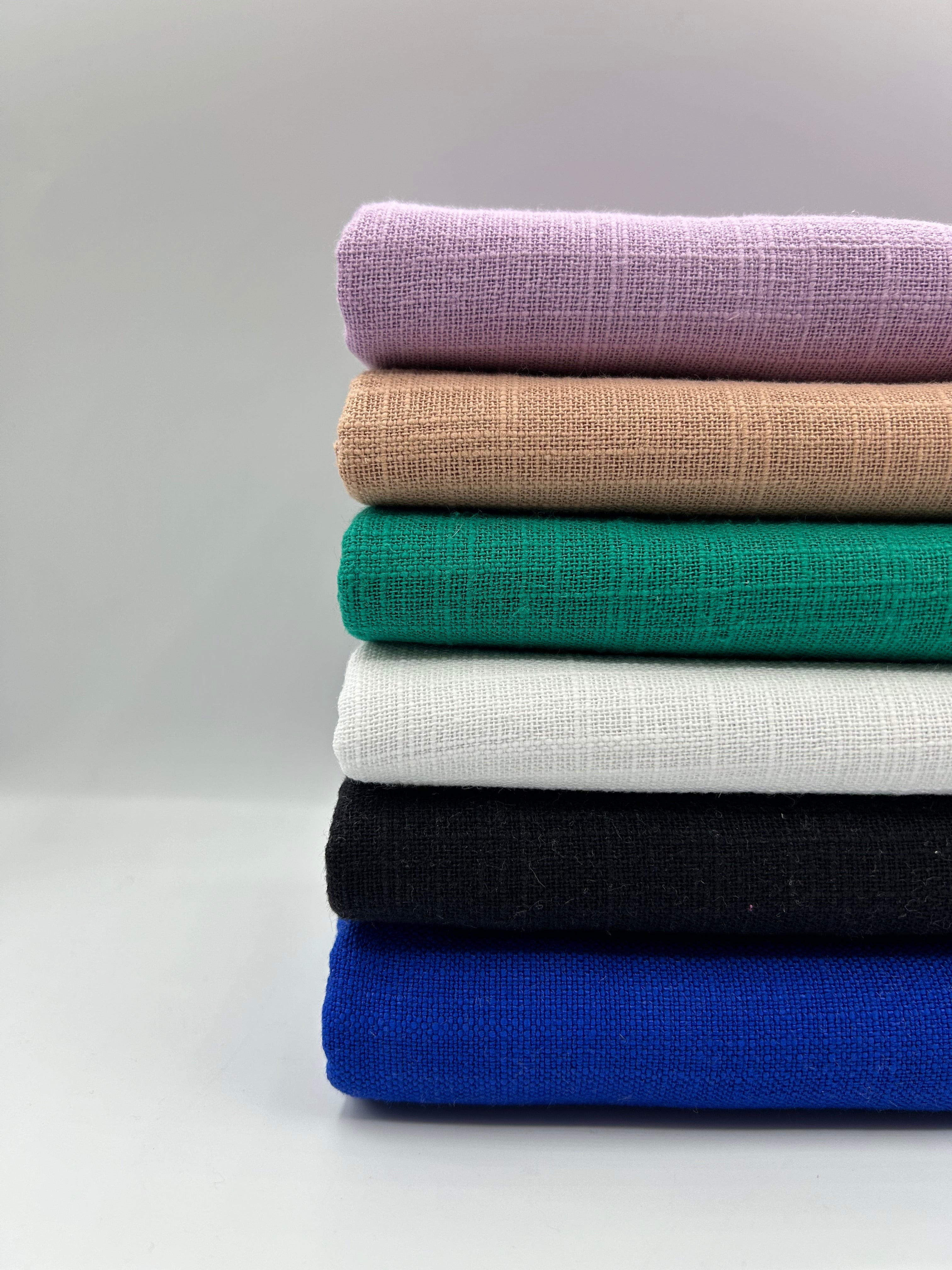 Pamuk Keten Kumaş - Rose