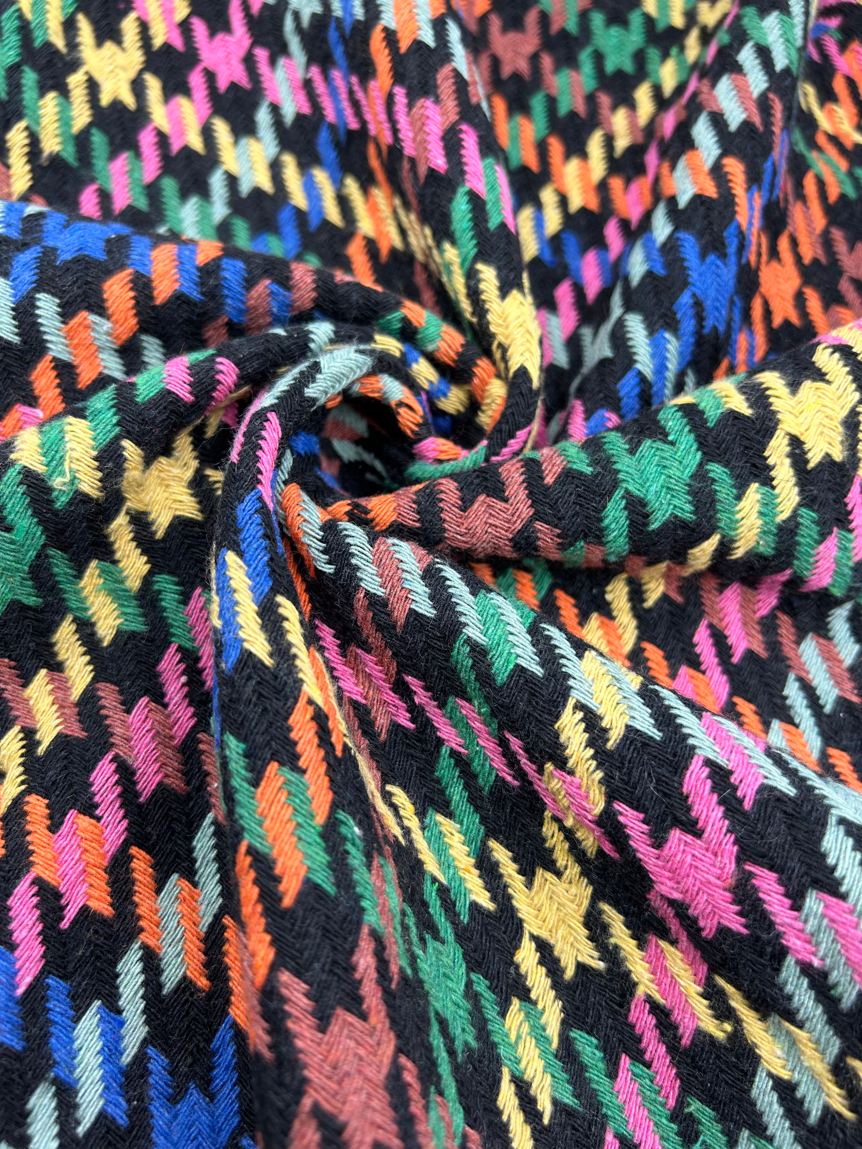 Kaşe Kumaş Kazayağı - Renkli