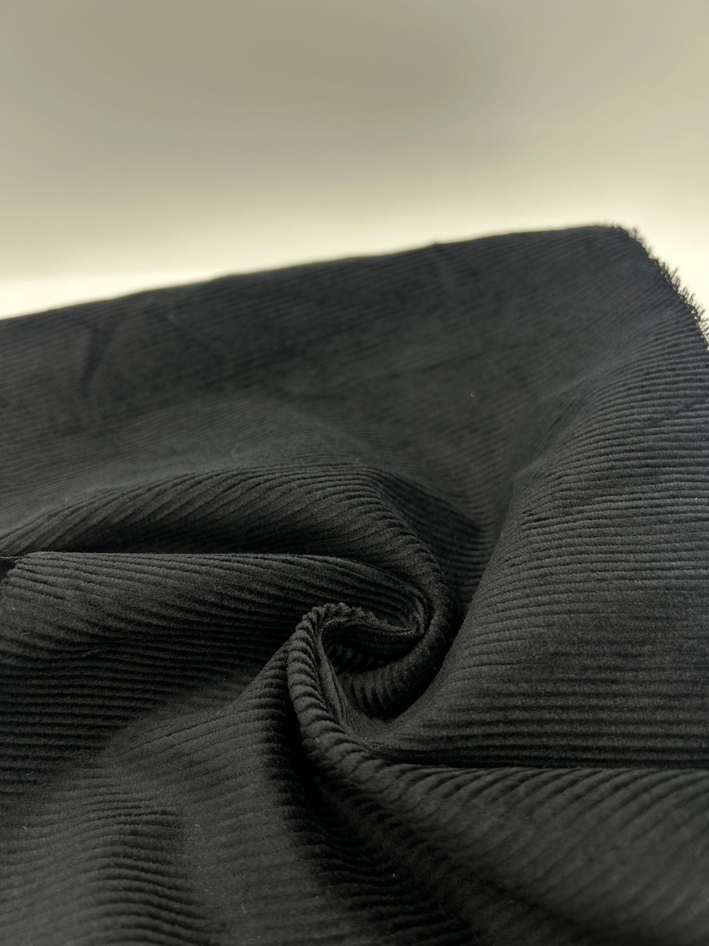 Fitilli Kadife - Siyah