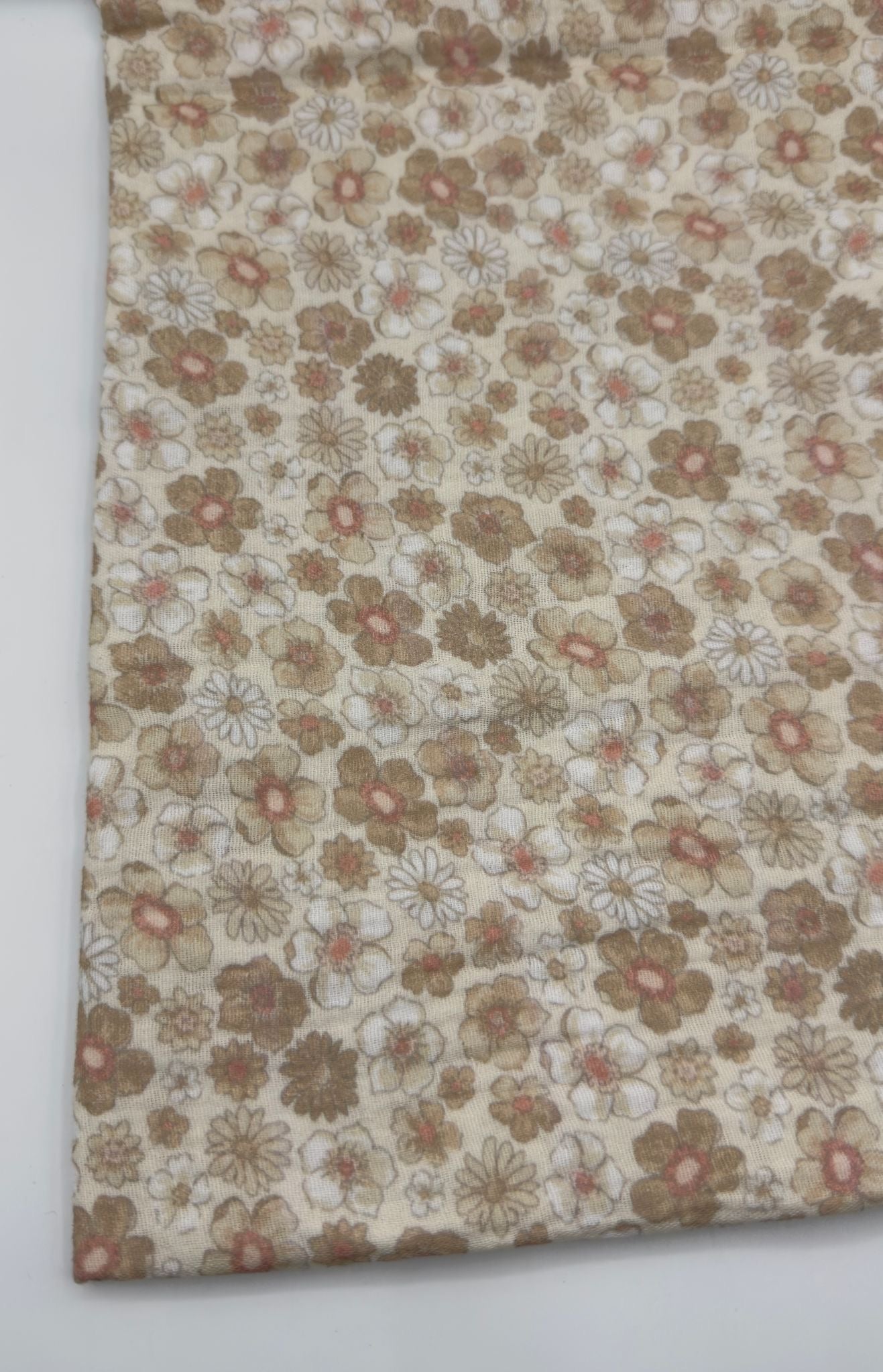 2 Katlı Müslin Kumaş - Desenli