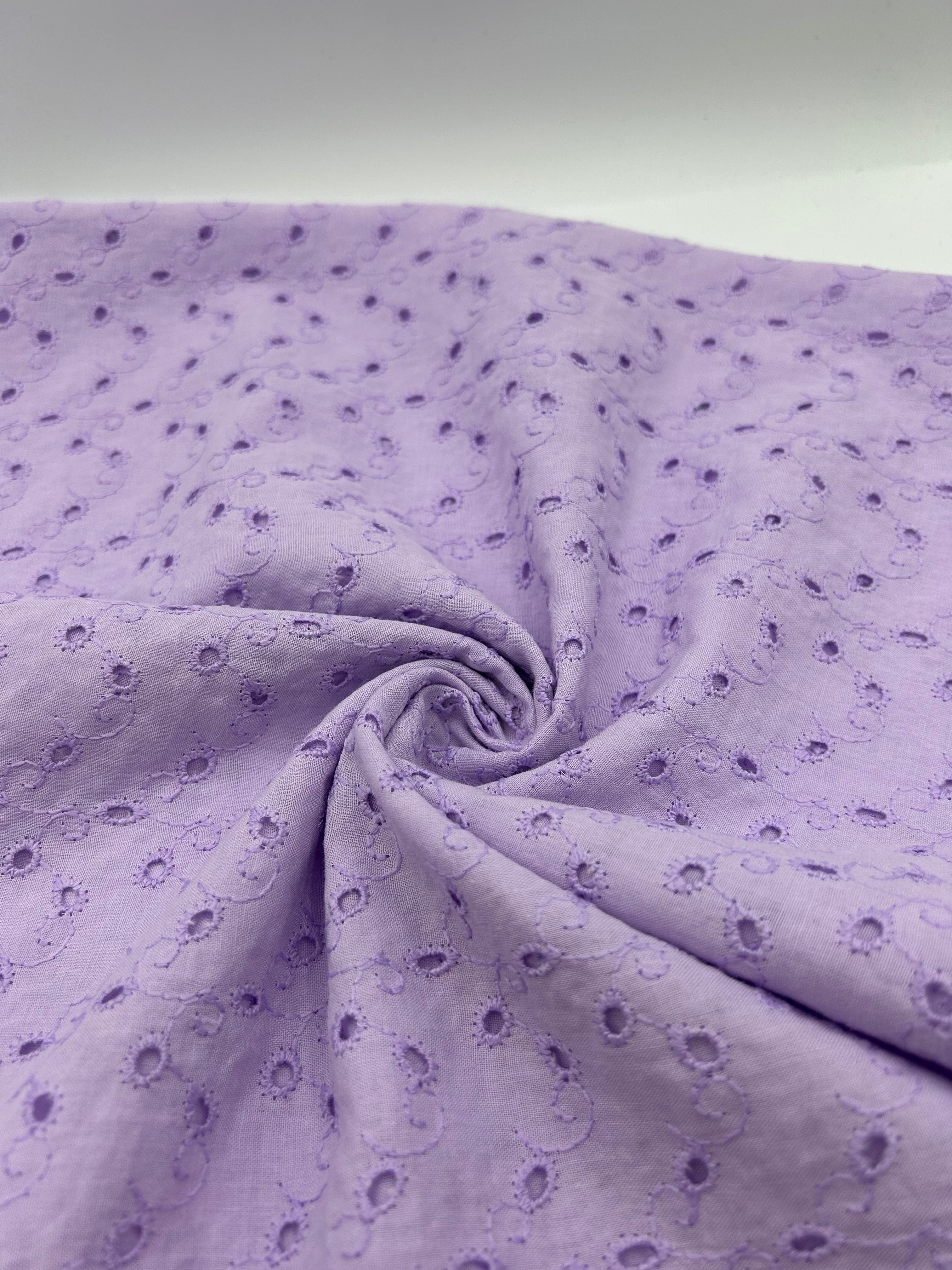 %100 Pamuk Brode Fisto - Lila