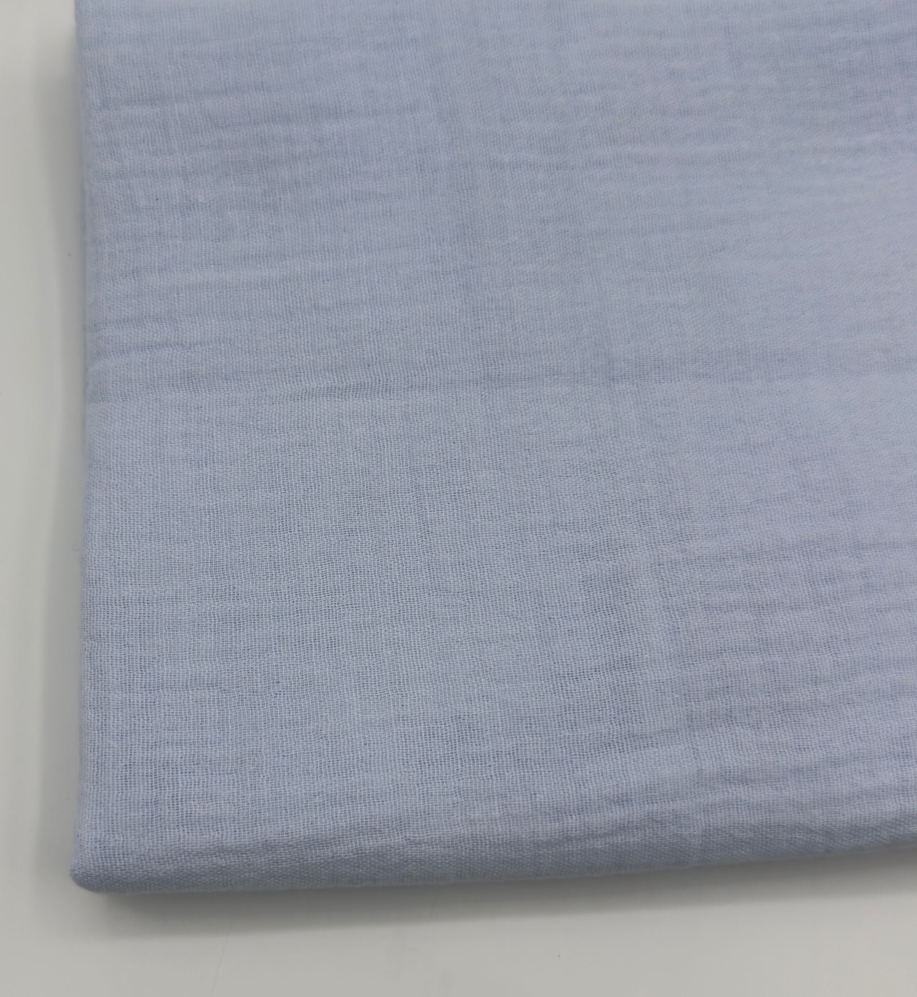 2 Katlı Müslin Kumaş - Bebe Mavi