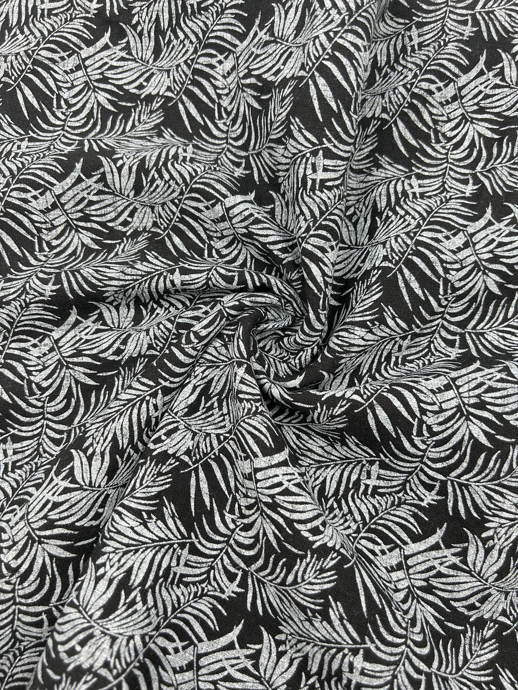 Pamuk Keten Kumaş- Desenli
