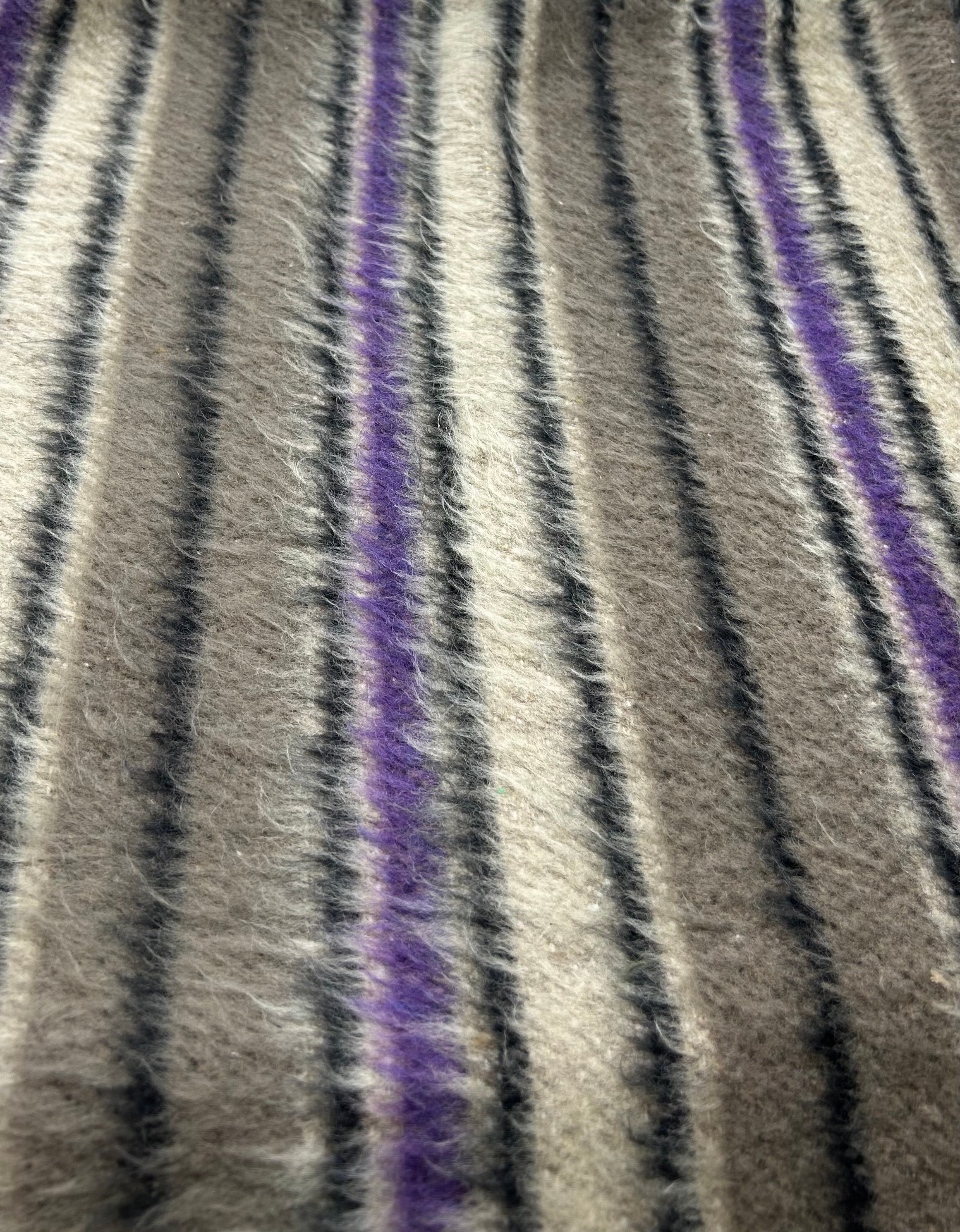 Su Fırçalı Buklet Kumaş - Bej-Mor