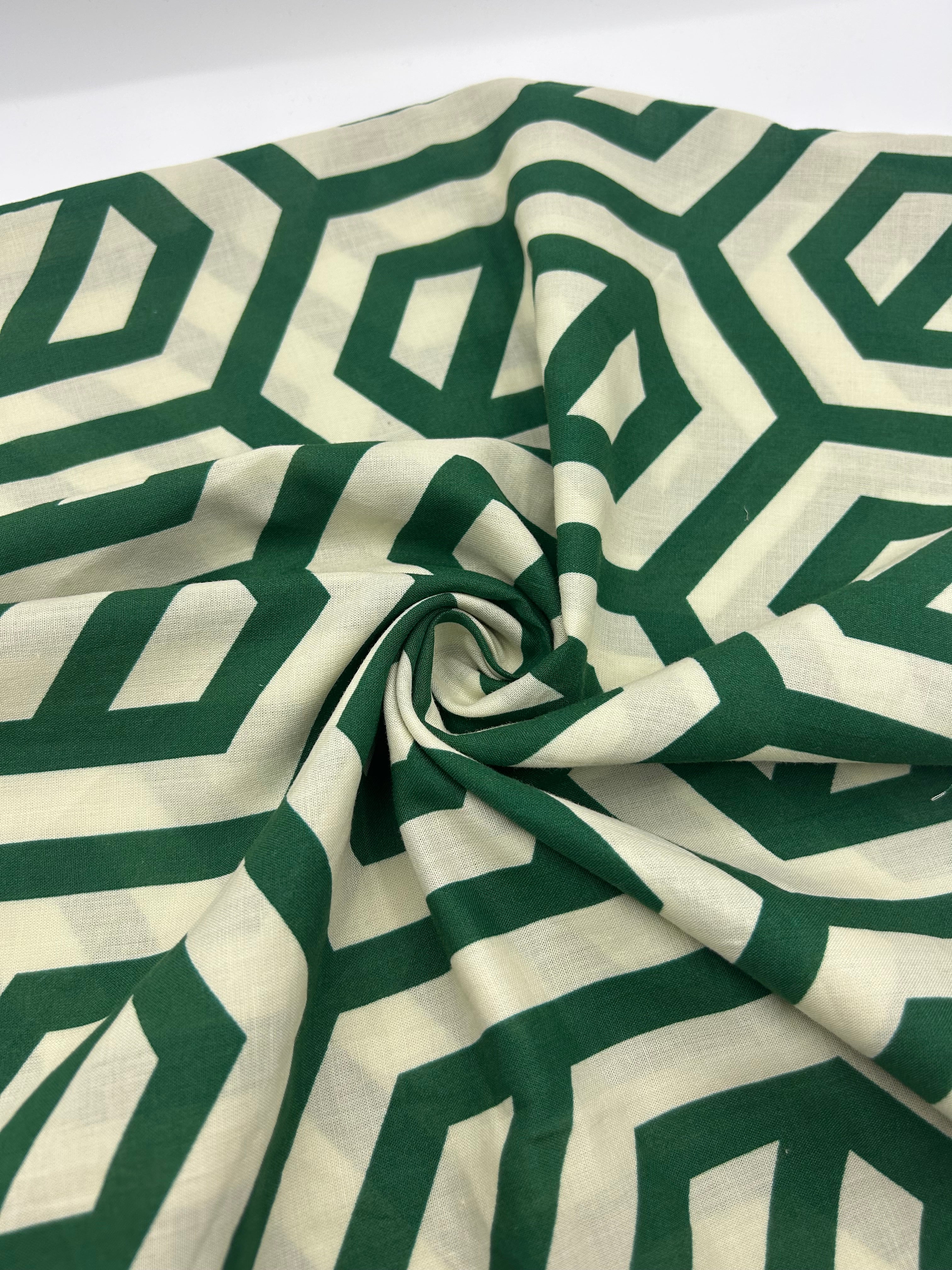 %100 Pamuk Vual Kumaş - Desenli