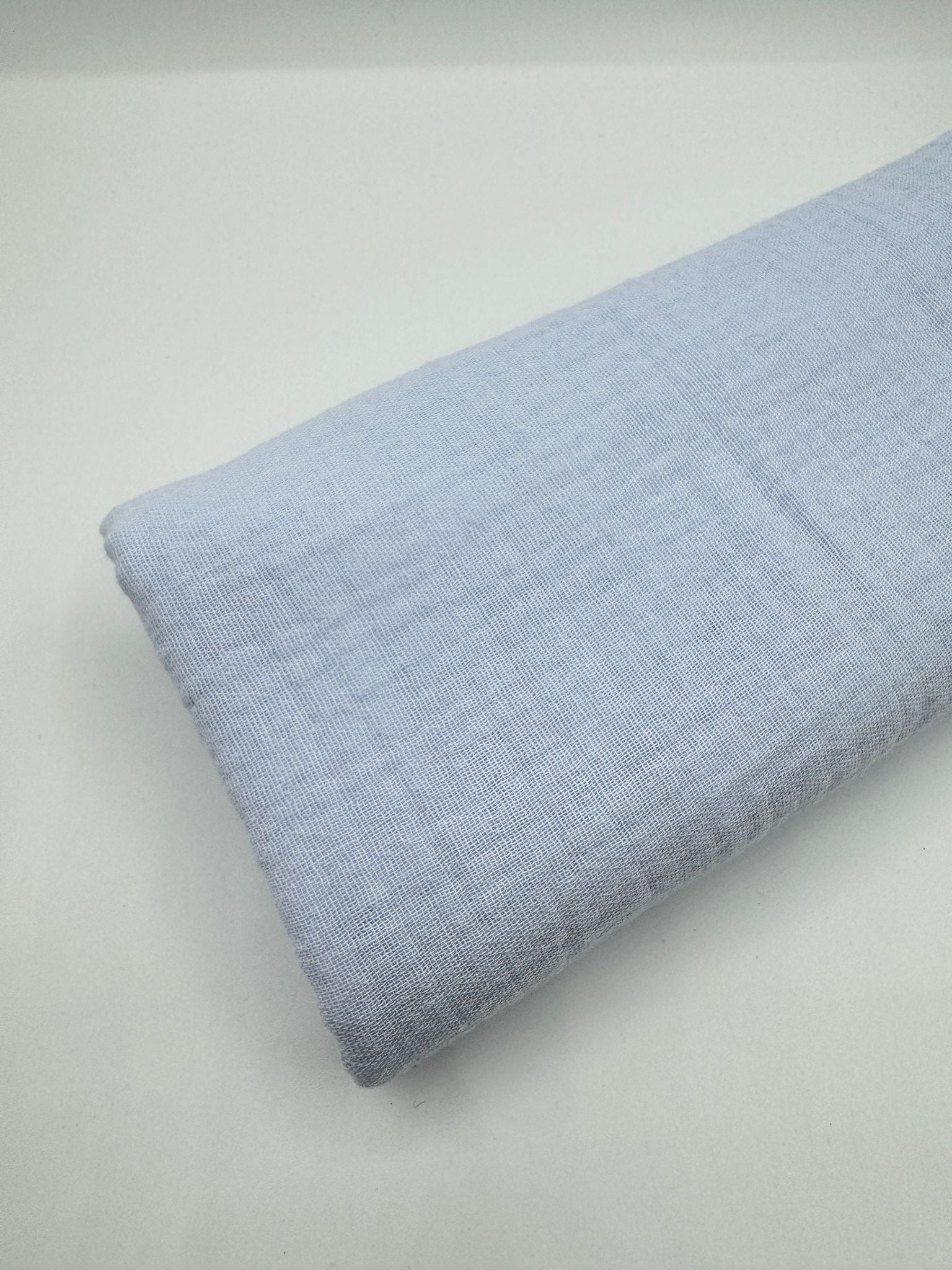 2 Katlı Müslin Kumaş - Bebe Mavi