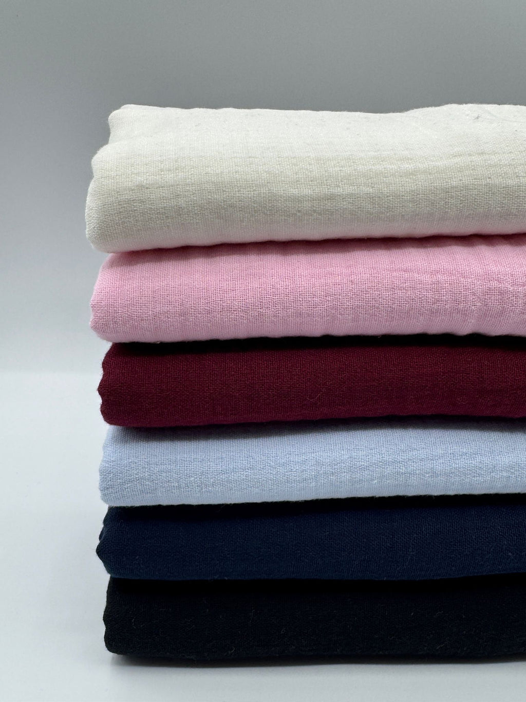 2 Katlı Müslin Kumaş - Ekru