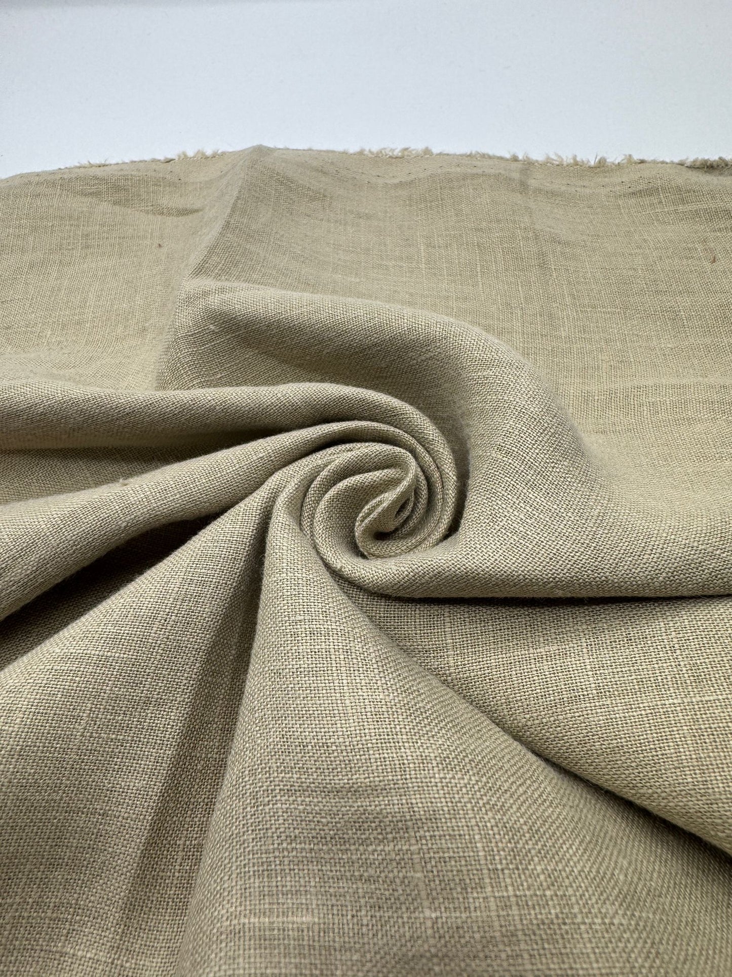 %100 Keten Kumaş – Bej