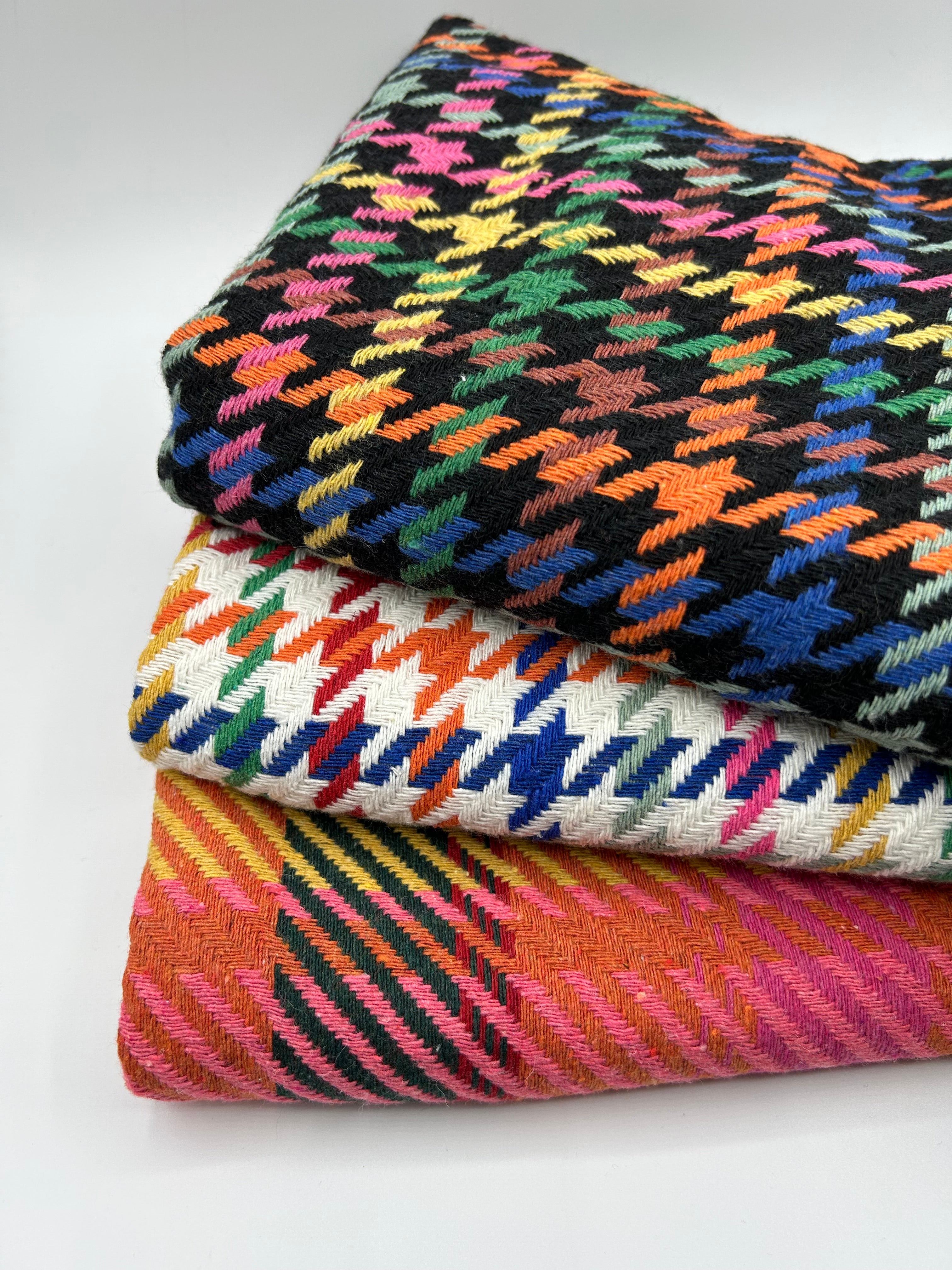 Kaşe Kumaş Kazayağı - Renkli