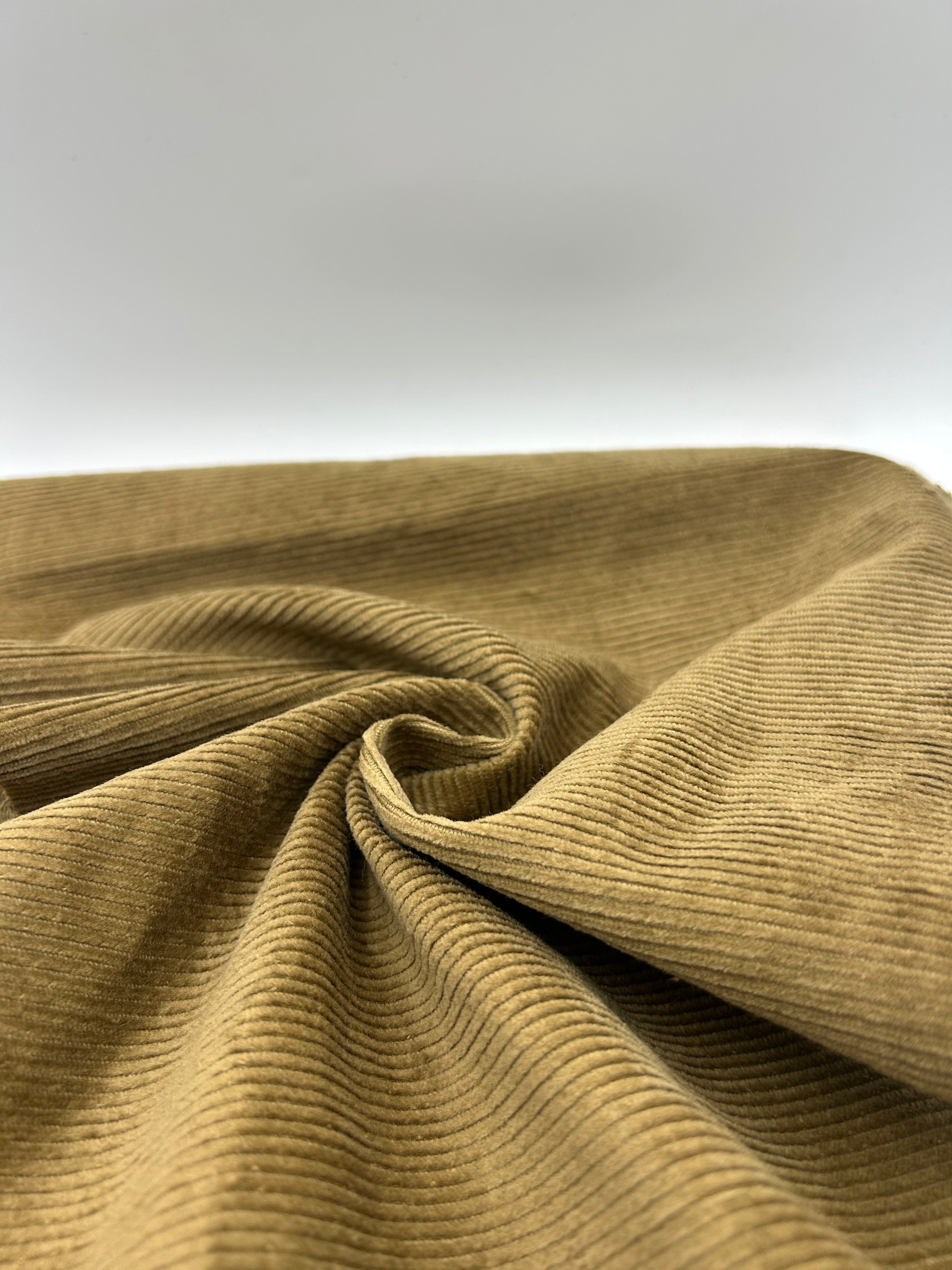 Fitilli Kadife - Koyu Bej