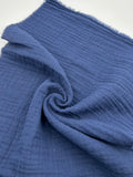 2 Katlı Müslin Kumaş - Lacivert