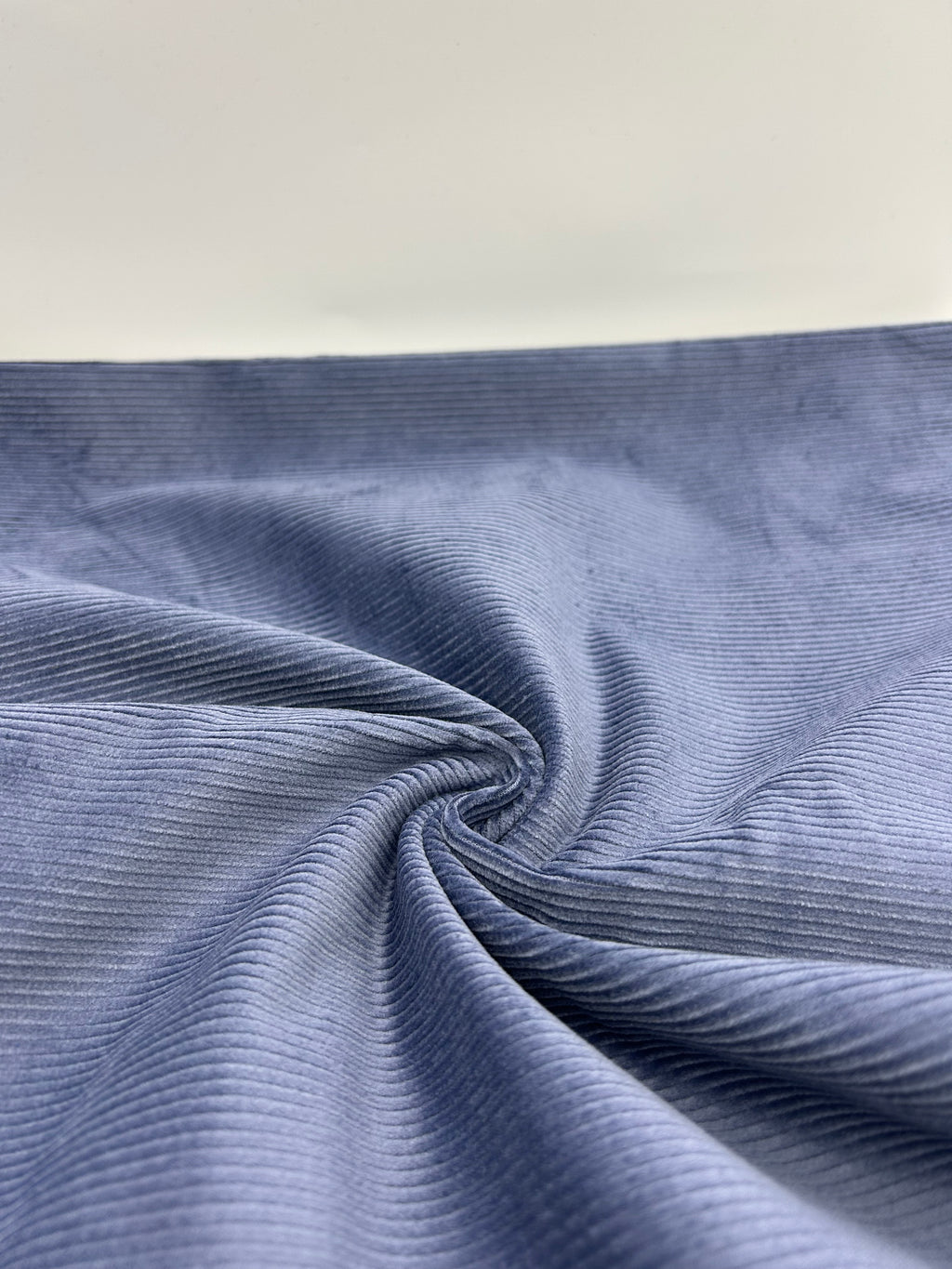 Premium Fitilli Kadife - Soft Mavi
