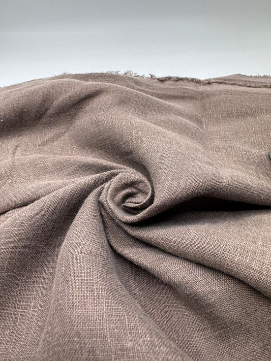 %100 Keten Kumaş – Kahve