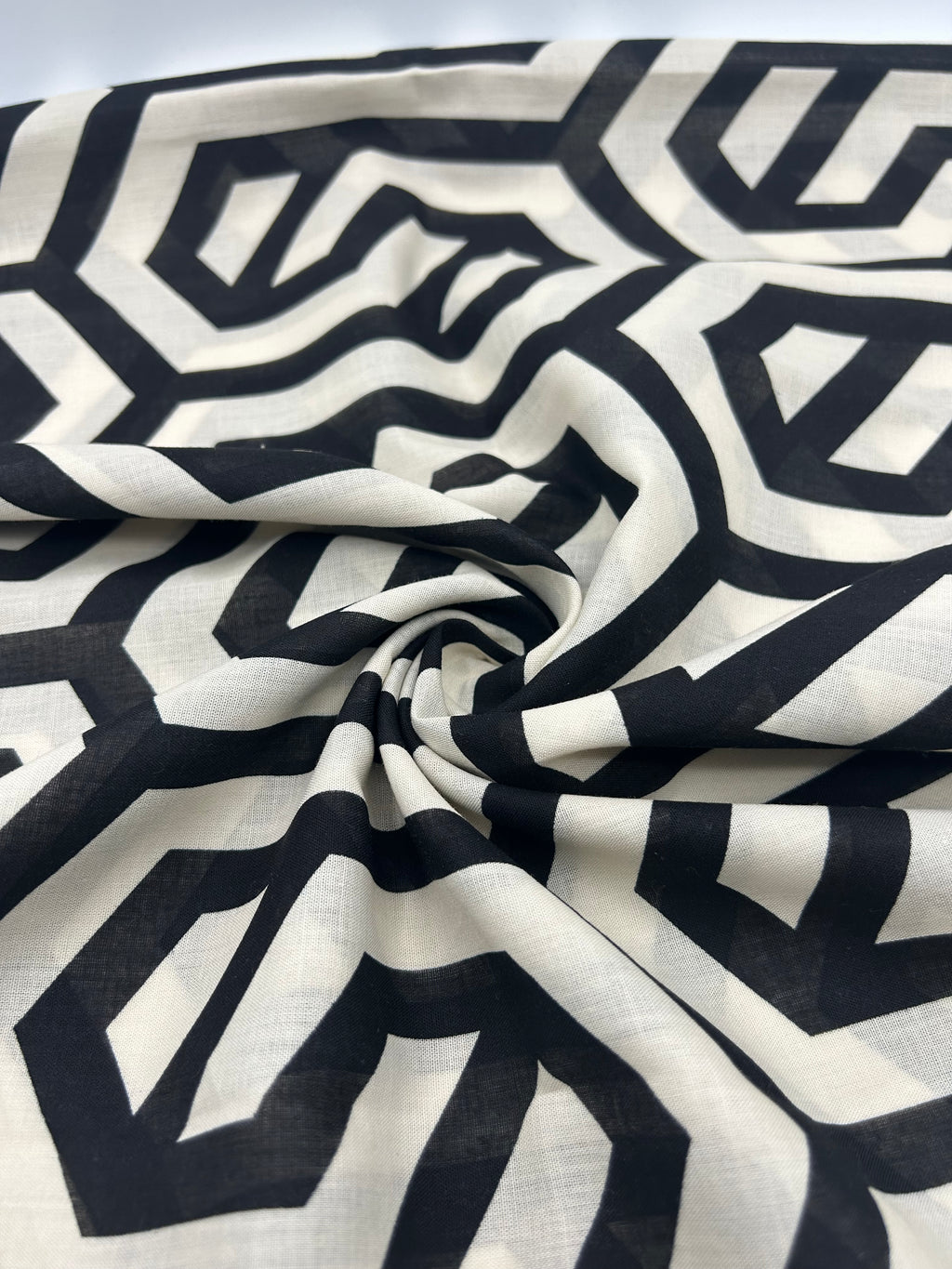 %100 Pamuk Vual Kumaş - Desenli