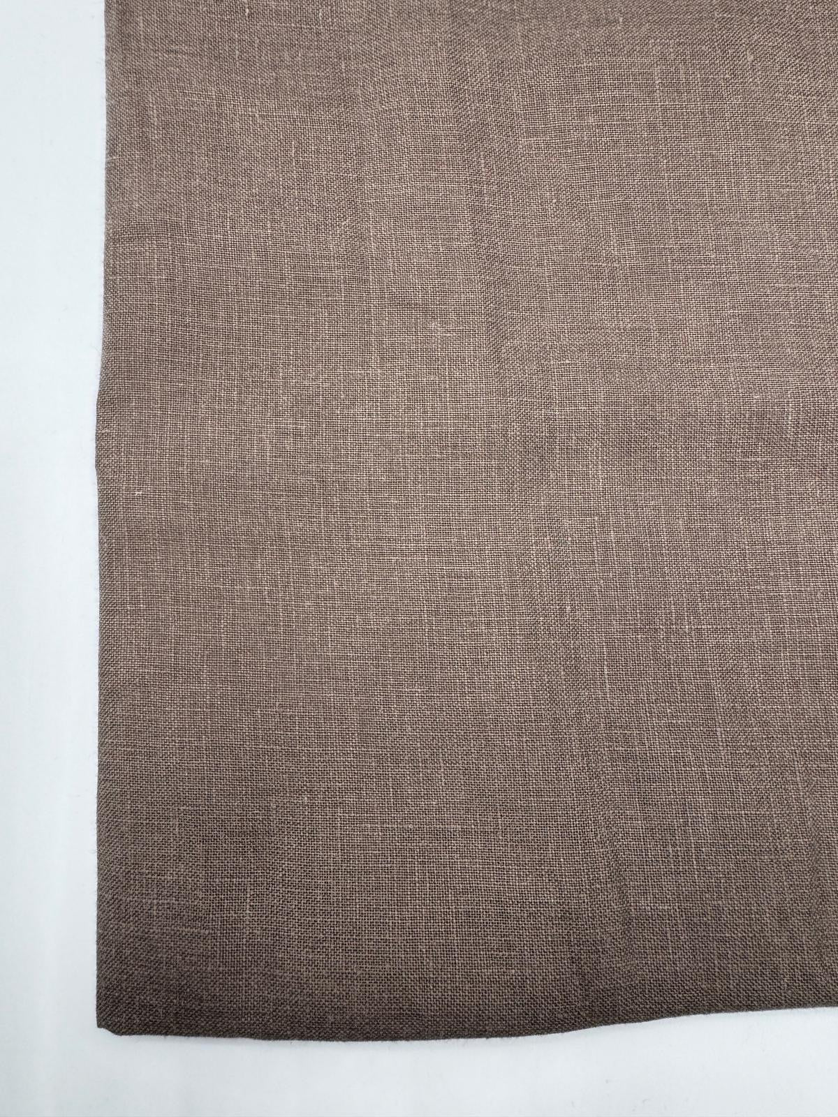 %100 Keten Kumaş – Kahve