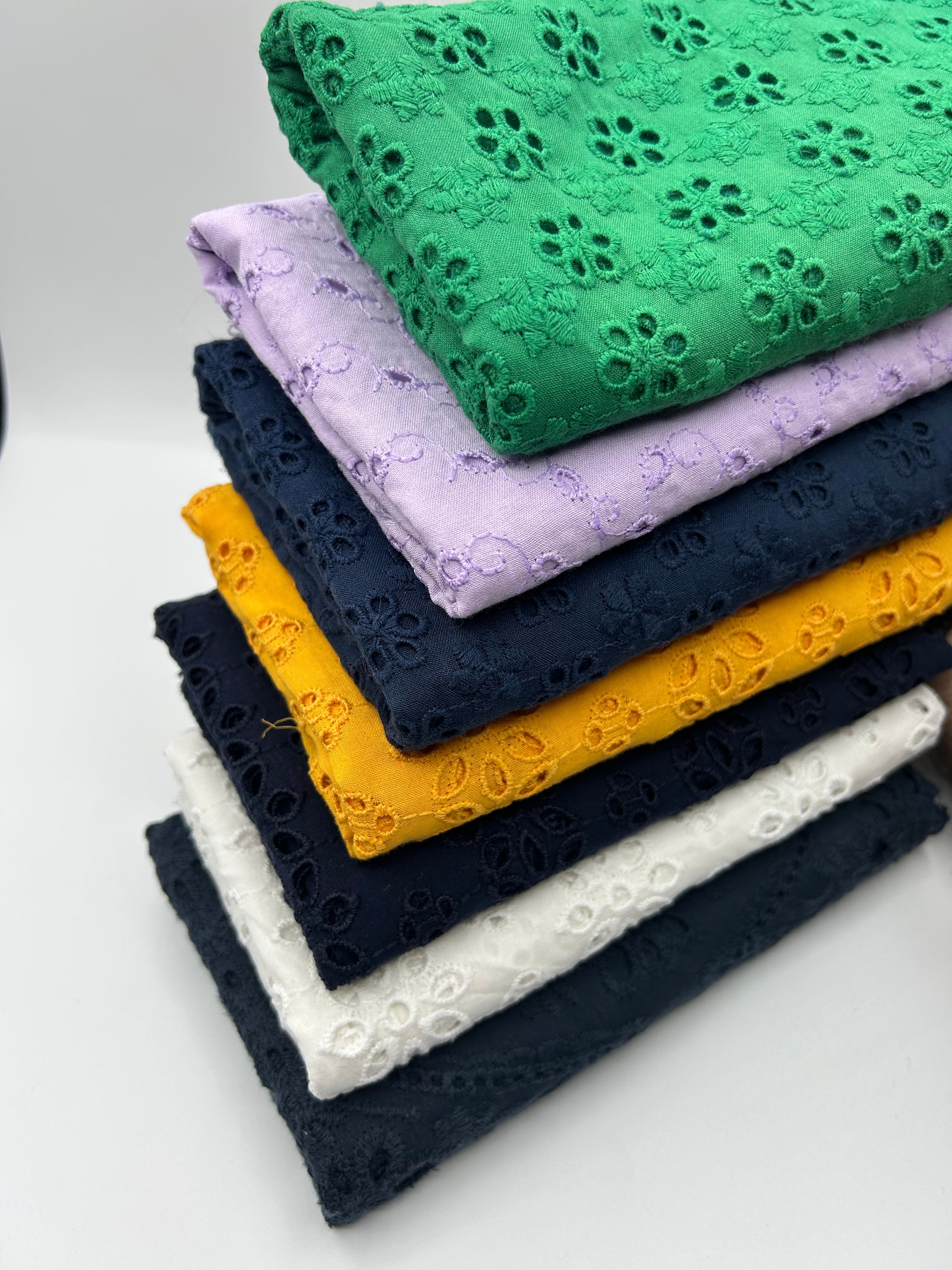 %100 Pamuk Brode Fisto - Lila