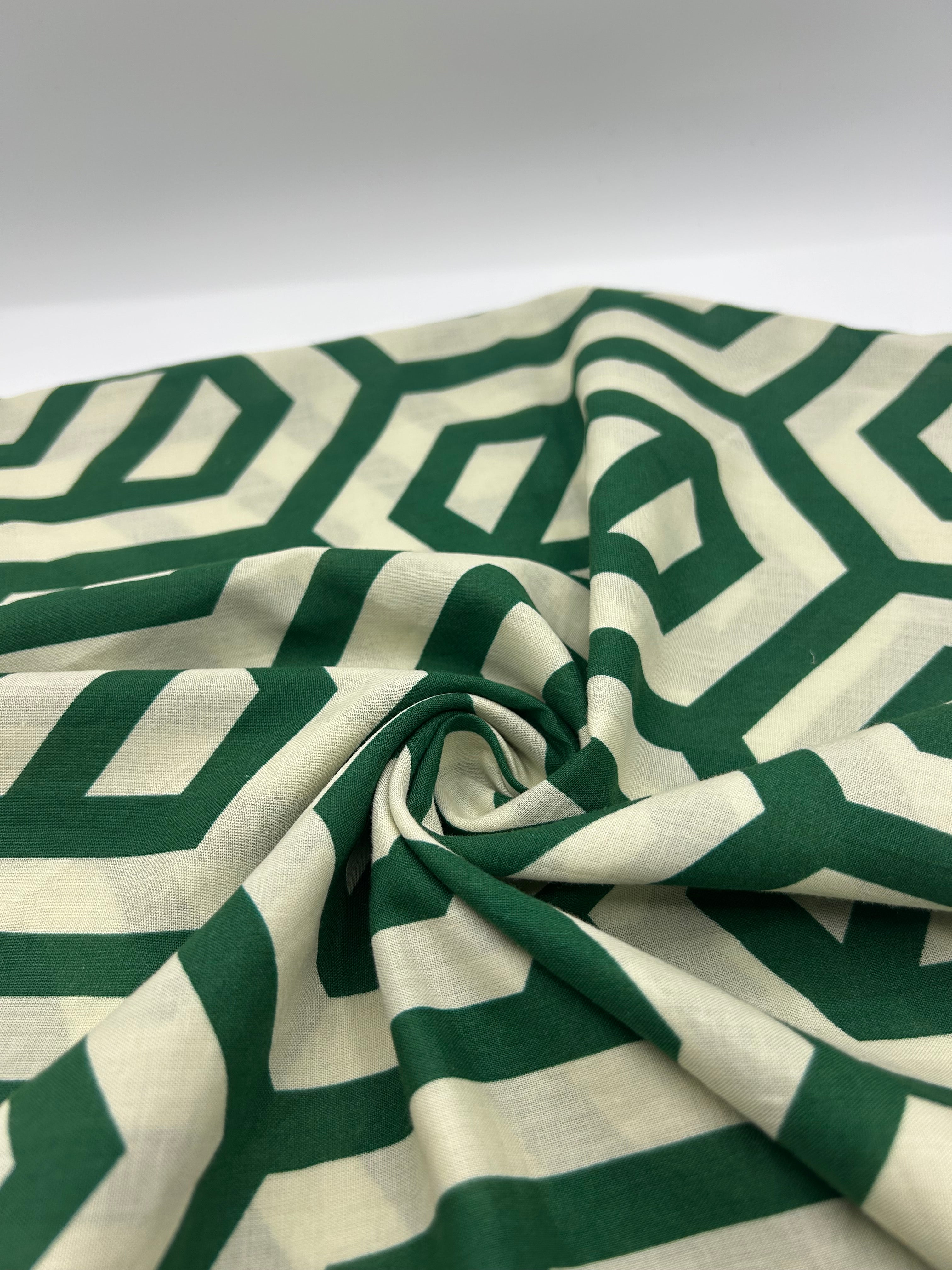 %100 Pamuk Vual Kumaş - Desenli