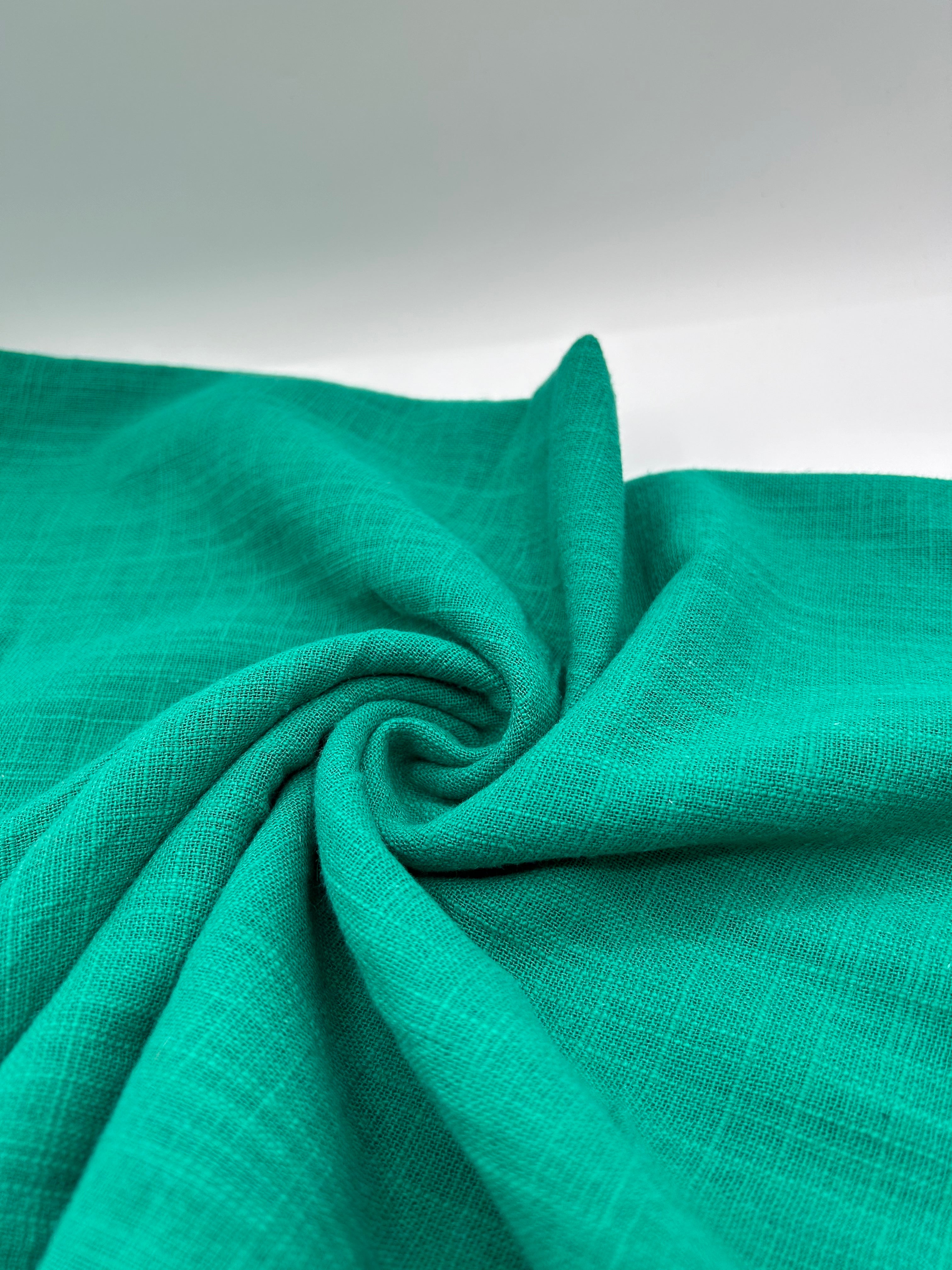 Pamuk Keten Kumaş - Zümrüt