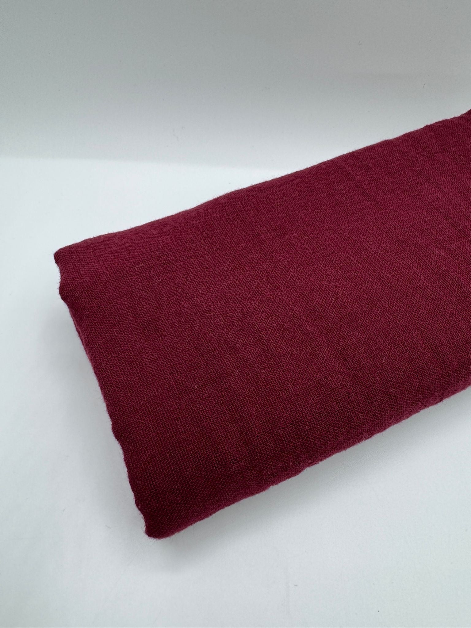 2 Katlı Müslin Kumaş - Bordo