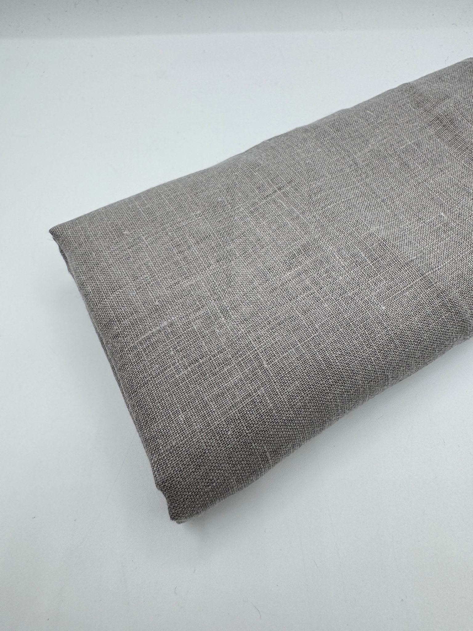 %100 Keten Kumaş – Açık Gri
