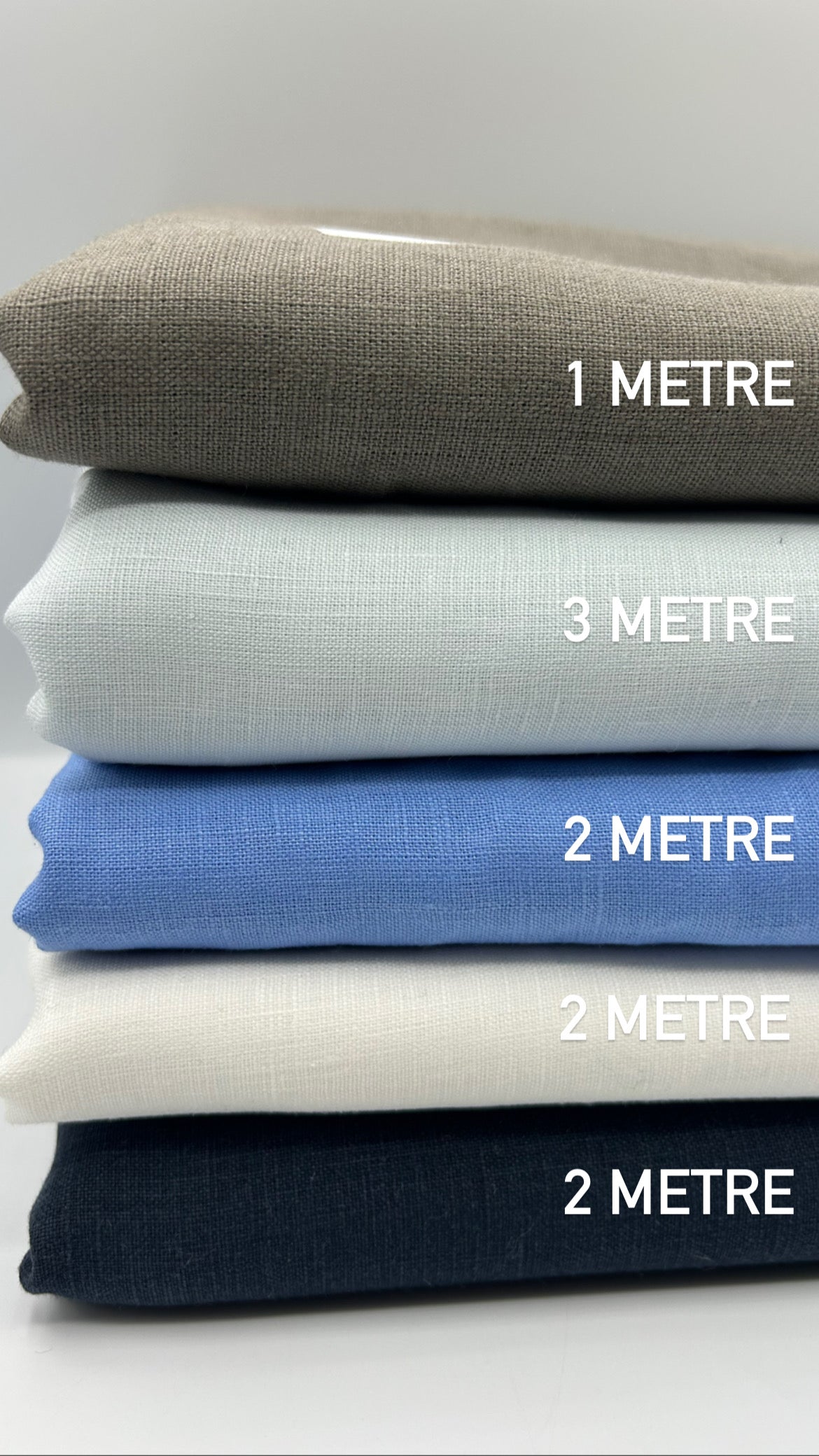 Parça Kumaş Paket 2 -%100 Keten Kumaşlar