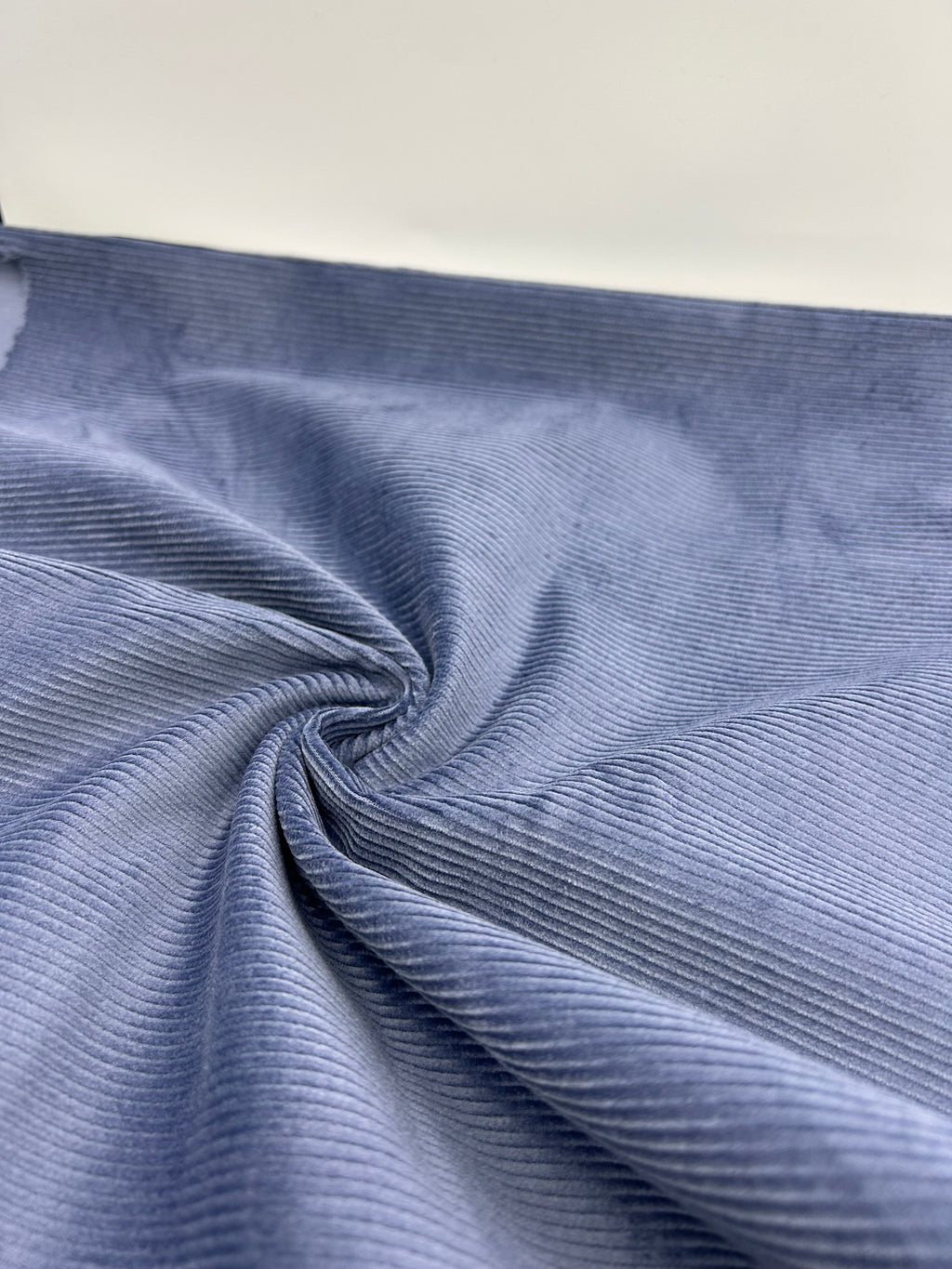 Premium Fitilli Kadife - Soft Mavi