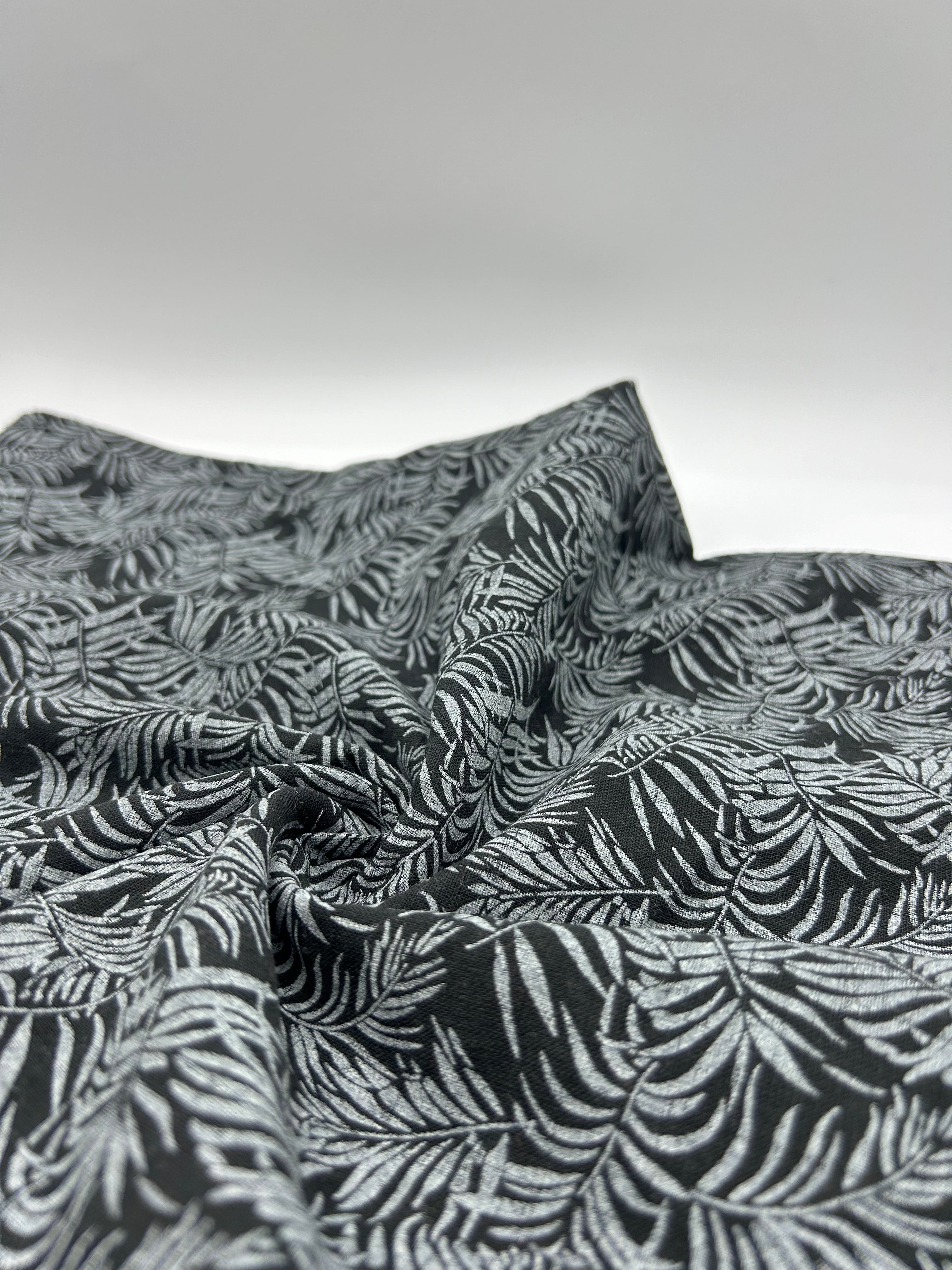 Pamuk Keten Kumaş- Desenli