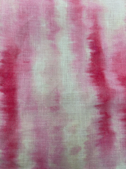 %100 Keten Kumaş - Desenli