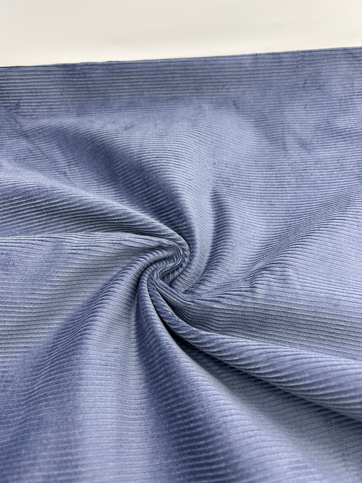 Premium Fitilli Kadife - Soft Mavi