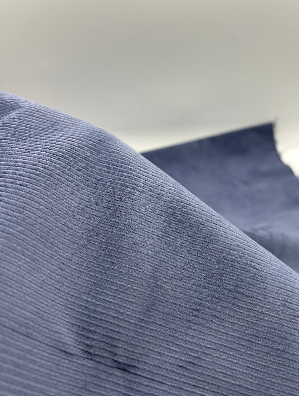 Premium Fitilli Kadife - Soft Mavi