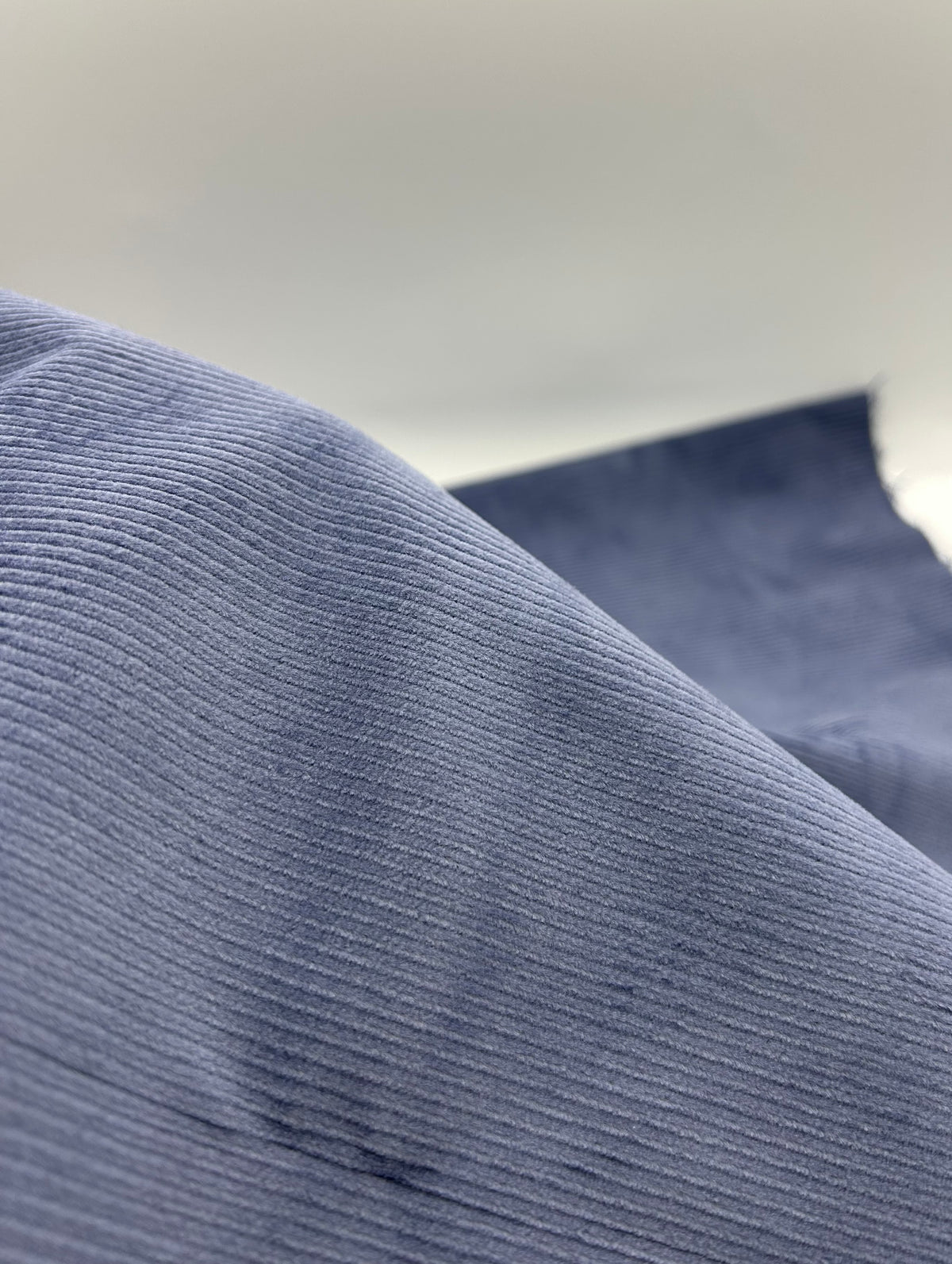 Premium Fitilli Kadife - Soft Mavi