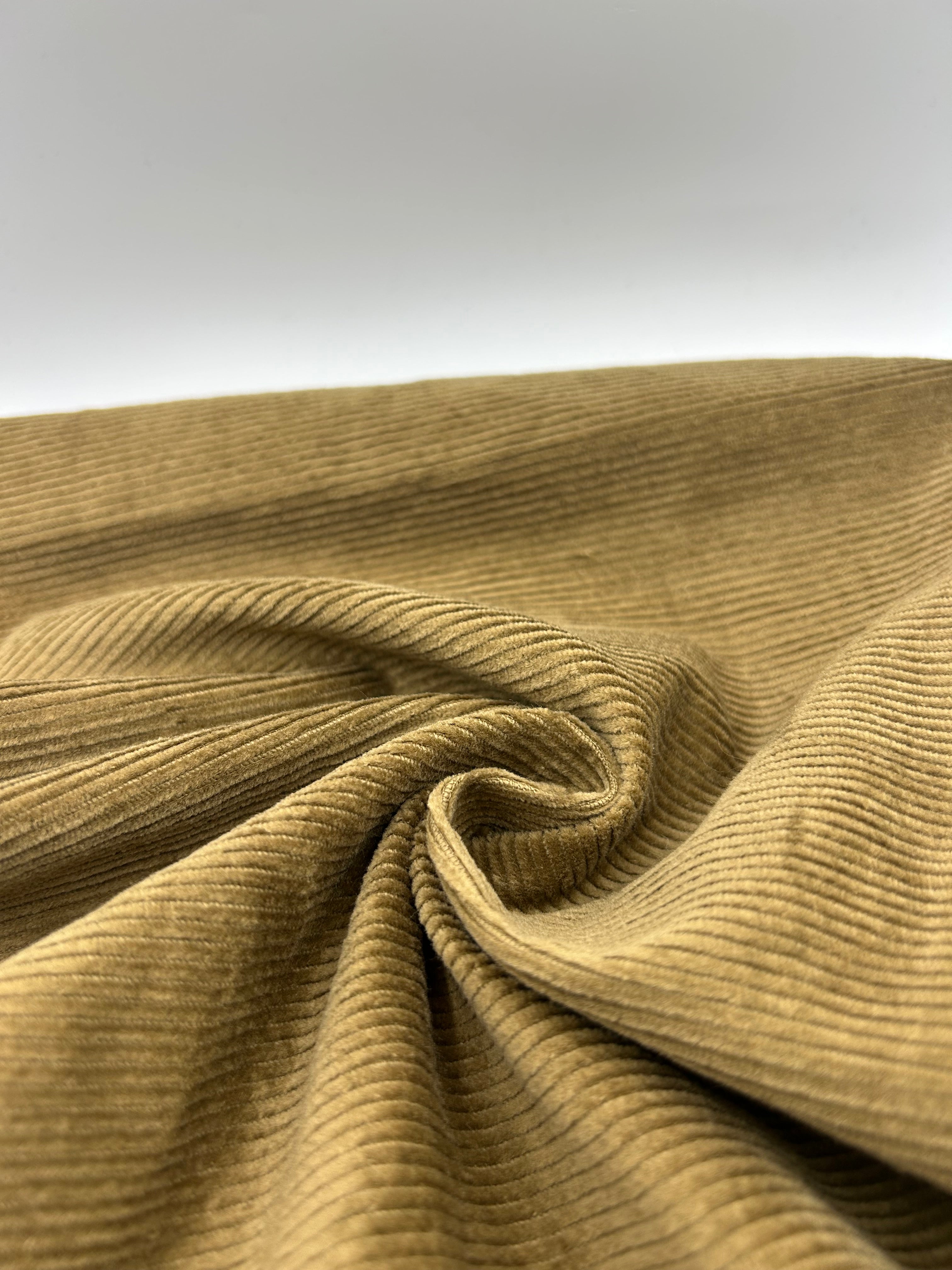 Fitilli Kadife - Koyu Bej