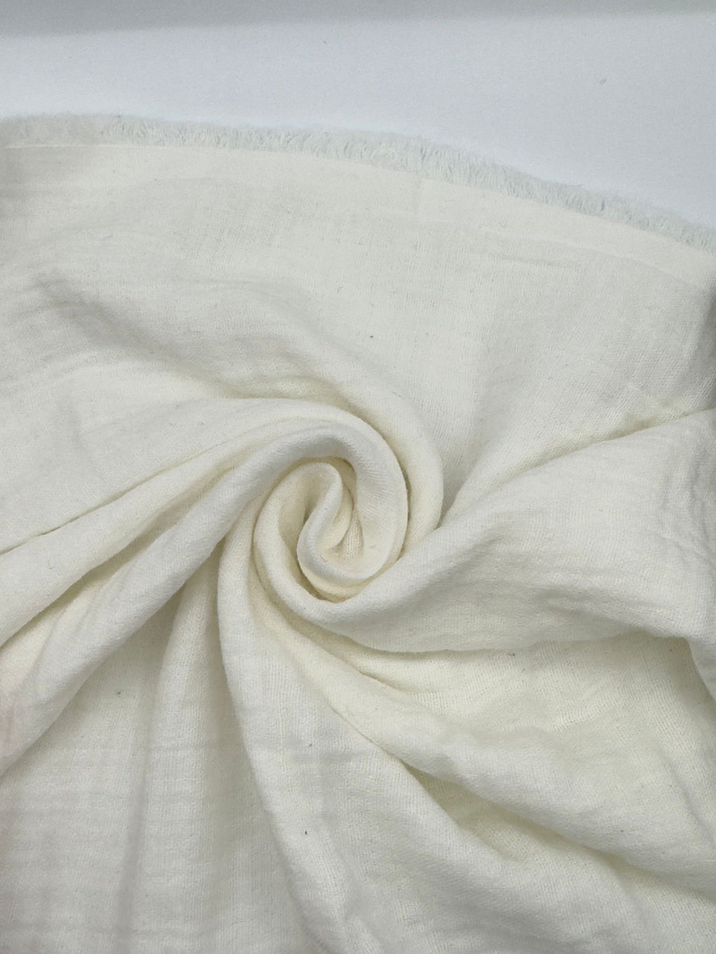 2 Katlı Müslin Kumaş - Ekru