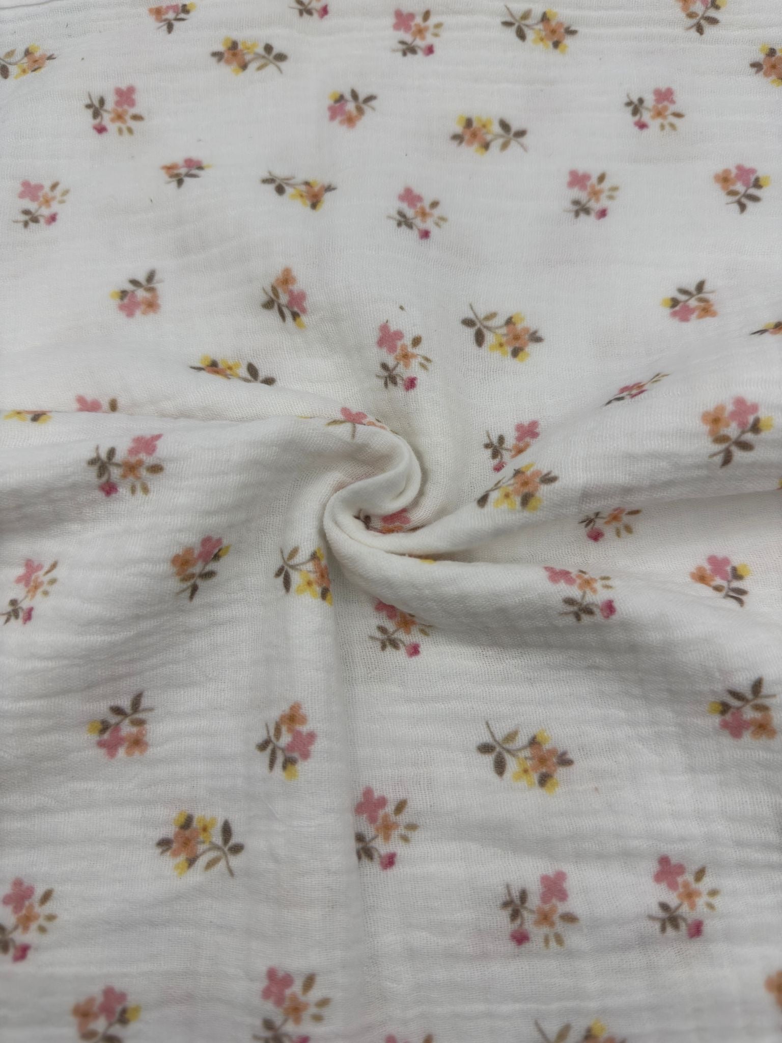 DESENLİ %100 PAMUK ÇİFT KATLI MÜSLİN KUMAŞ