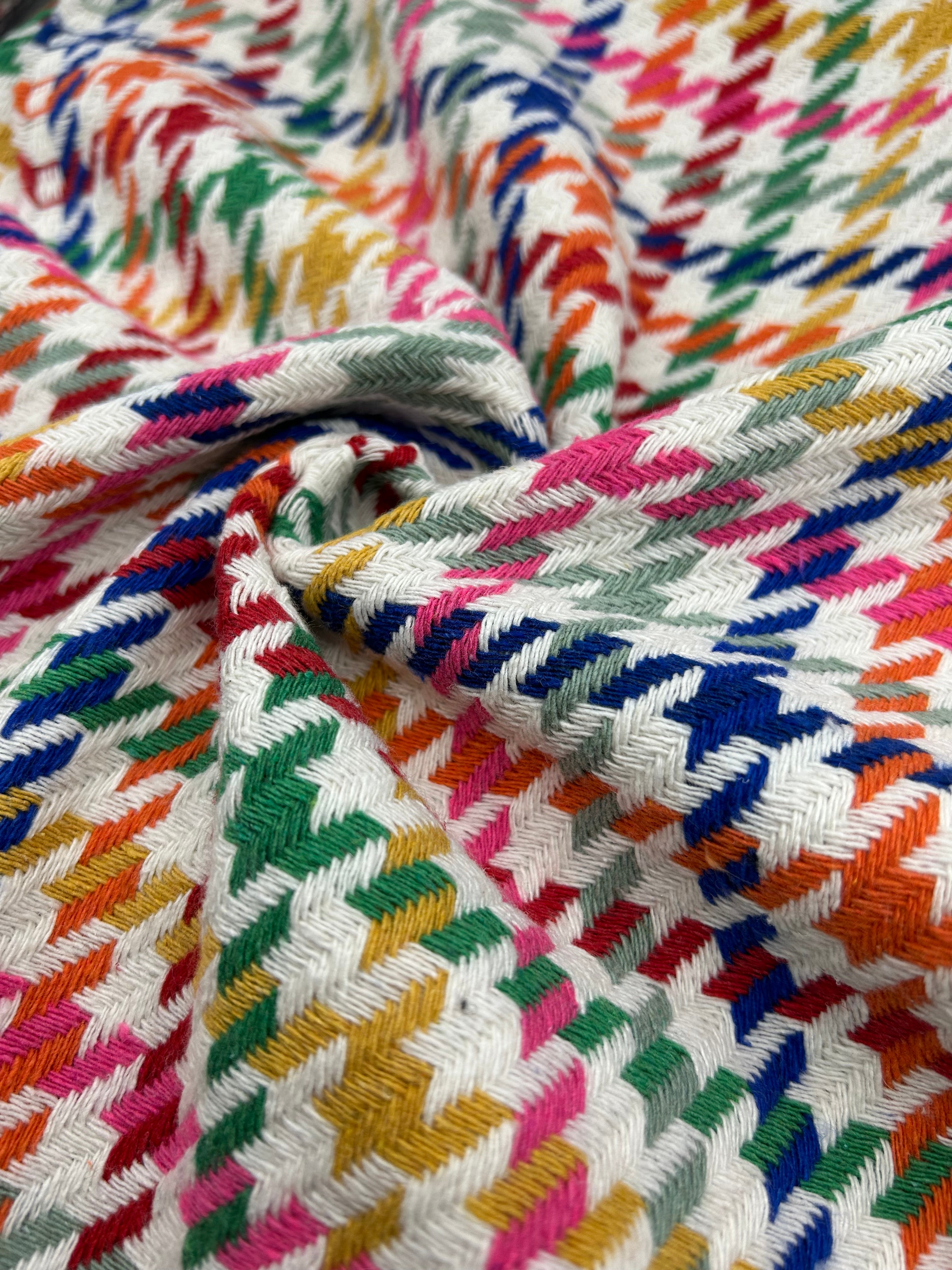 Kaşe Kumaş Kazayağı - Renkli