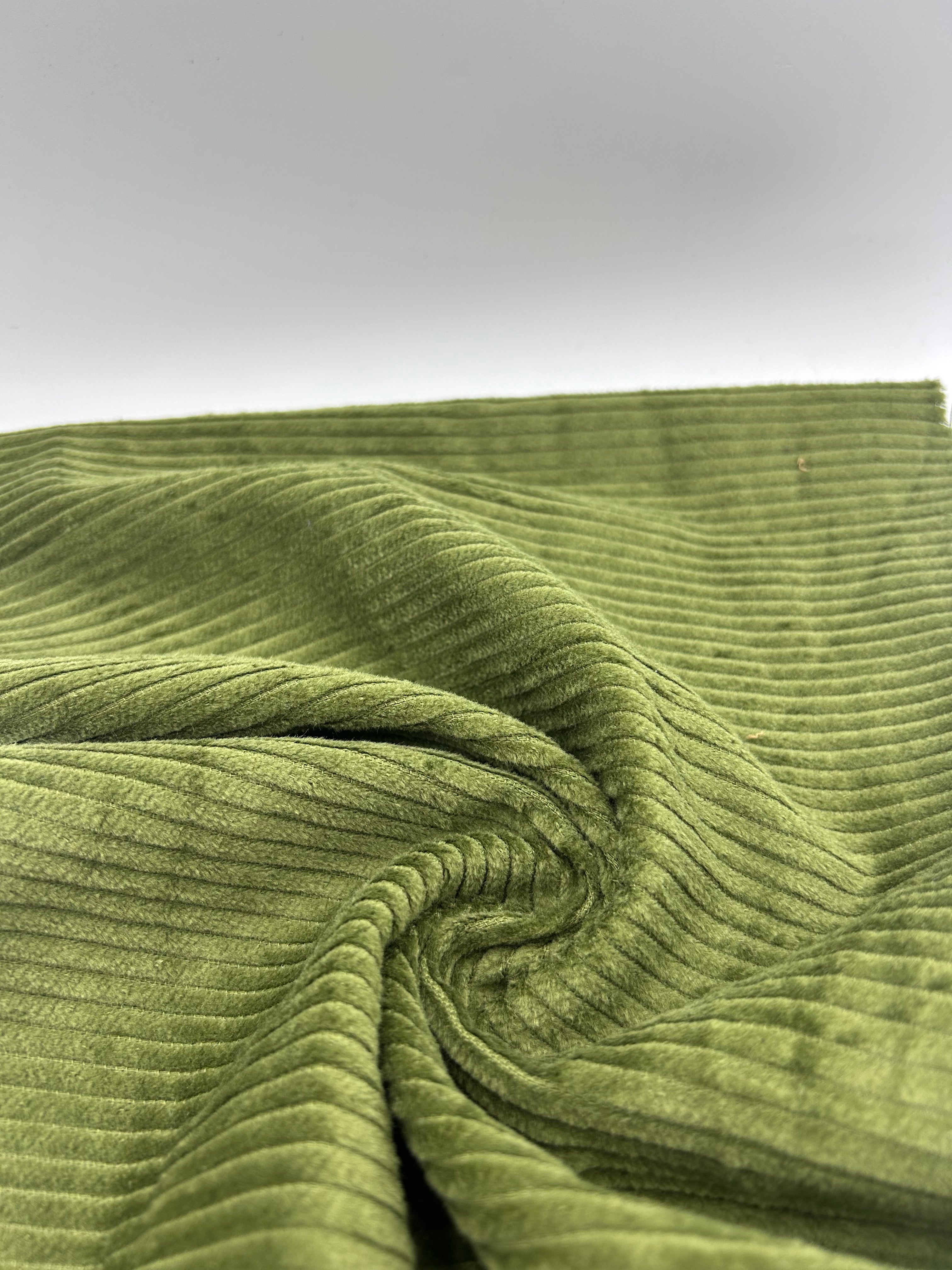 Fitilli Kadife - Zeytin Yeşil