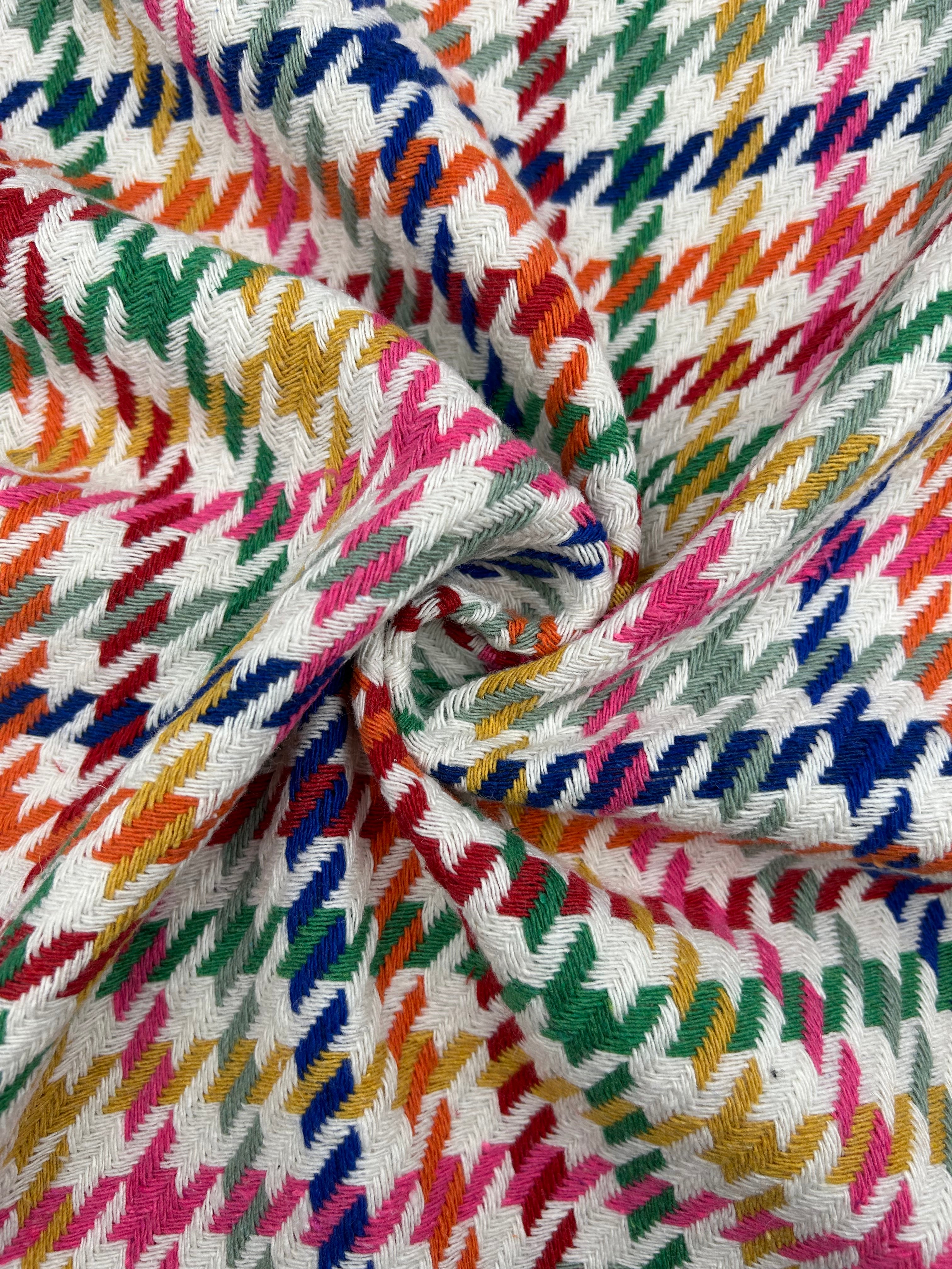 Kaşe Kumaş Kazayağı - Renkli