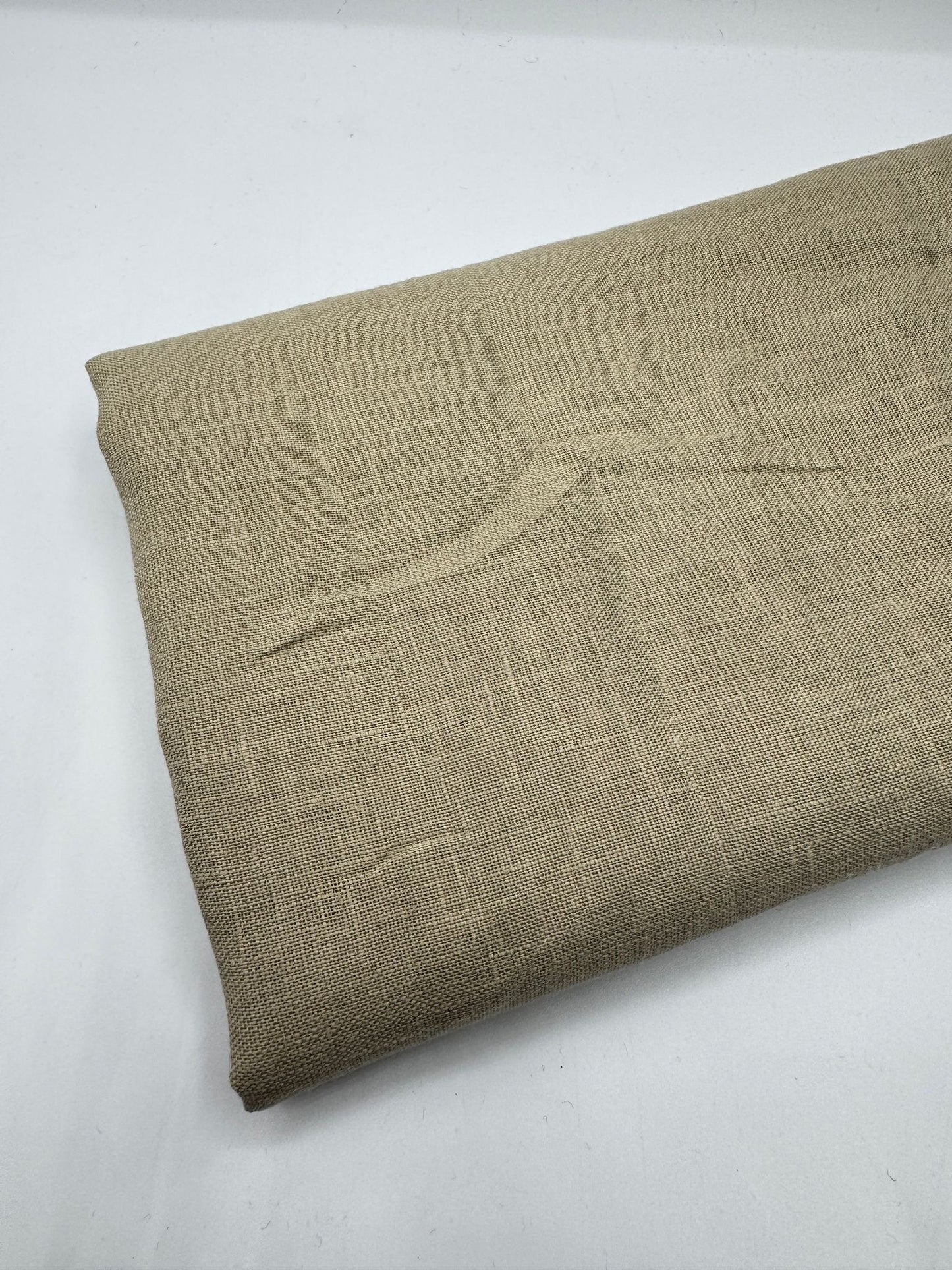 %100 Keten Kumaş – Bej