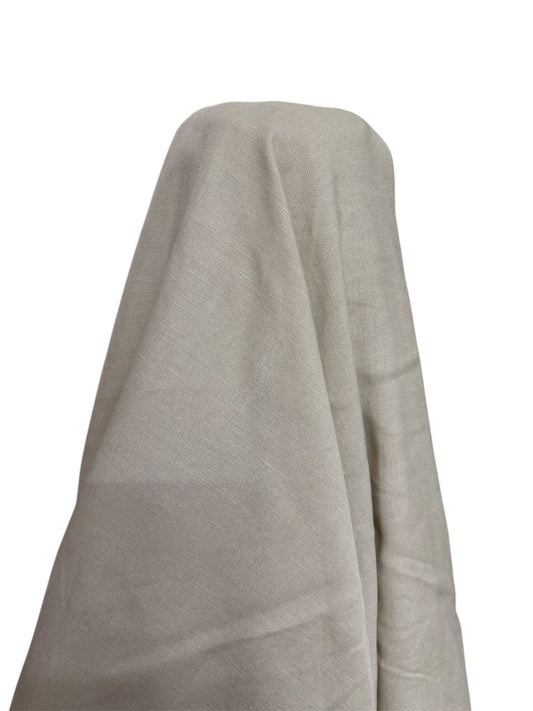 Bej Pamuk Keten Fırsat Kumaşı