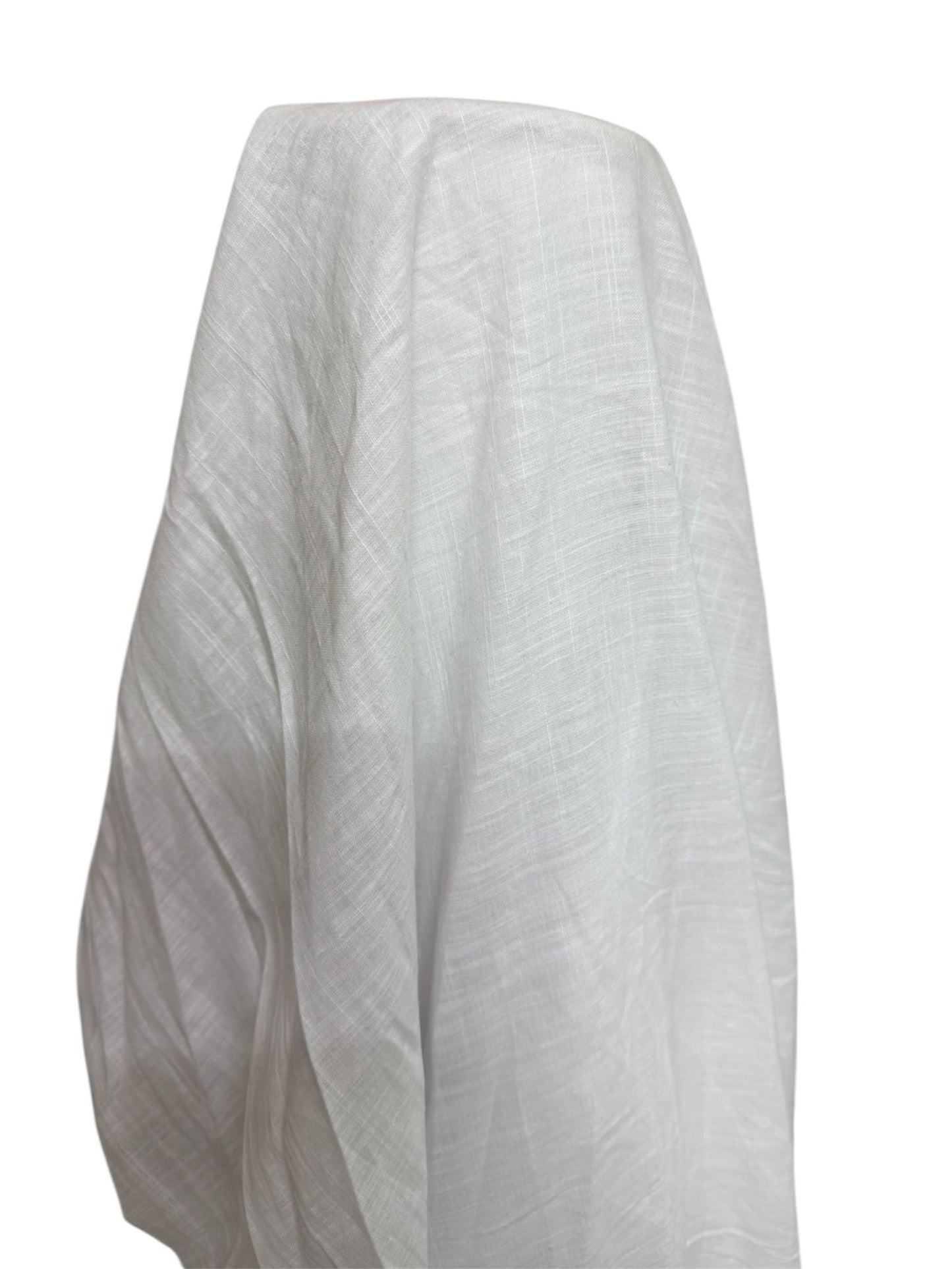 Beyaz Pamuk Keten Fırsat Kumaşı