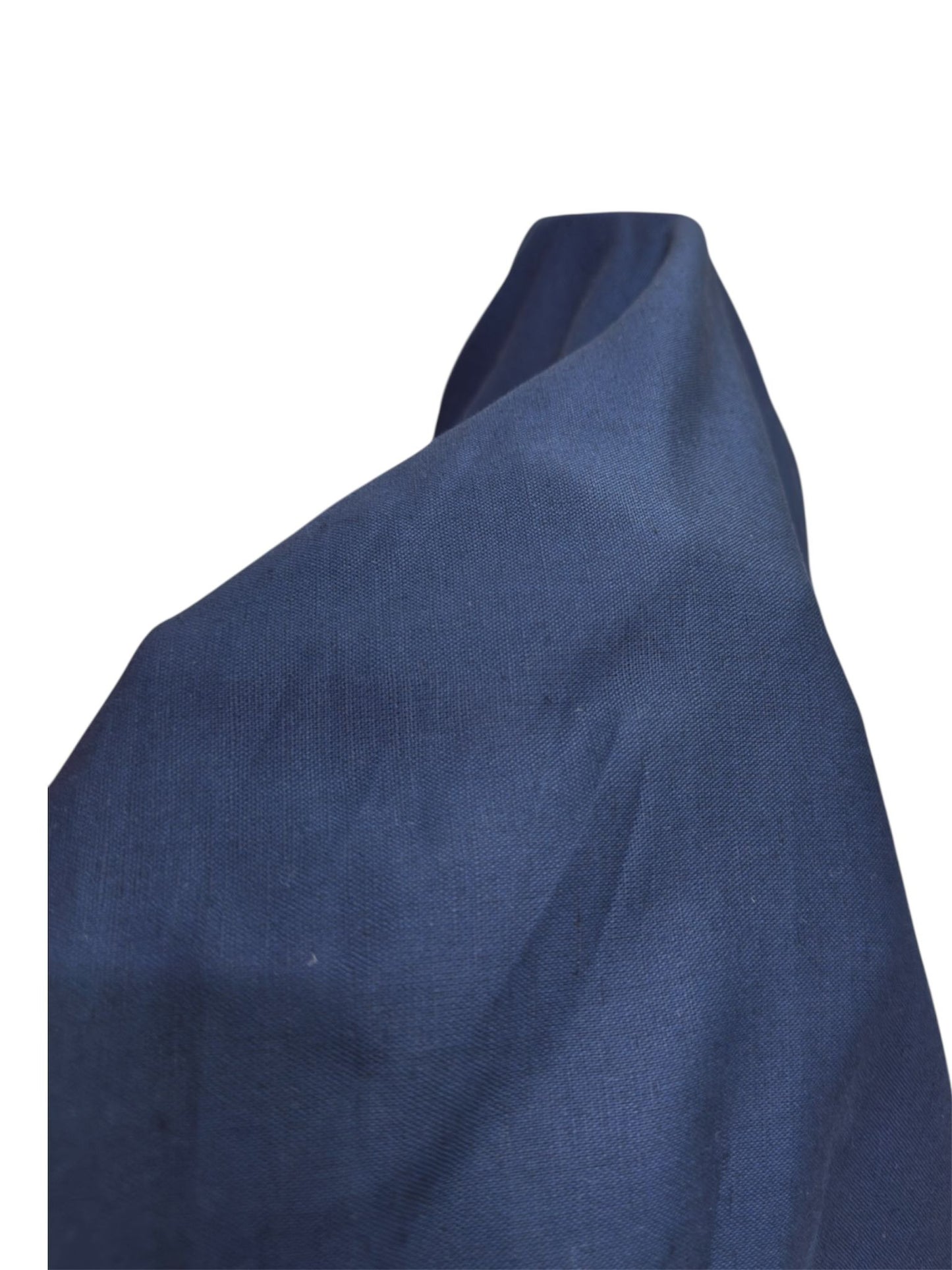 İndigo Pamuk Keten Fırsat Kumaşı