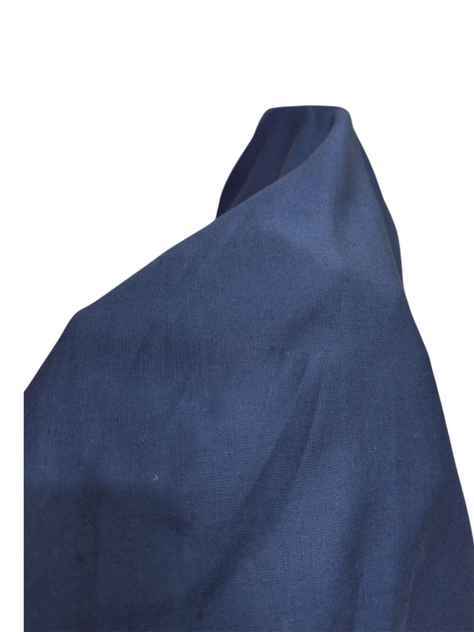 İndigo Pamuk Keten Fırsat Kumaşı