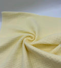 2 Katlı Müslin Kumaş - Sarı ( Butter Yellow )