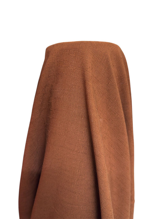 Tarçın Pamuk Keten Fırsat Kumaşı